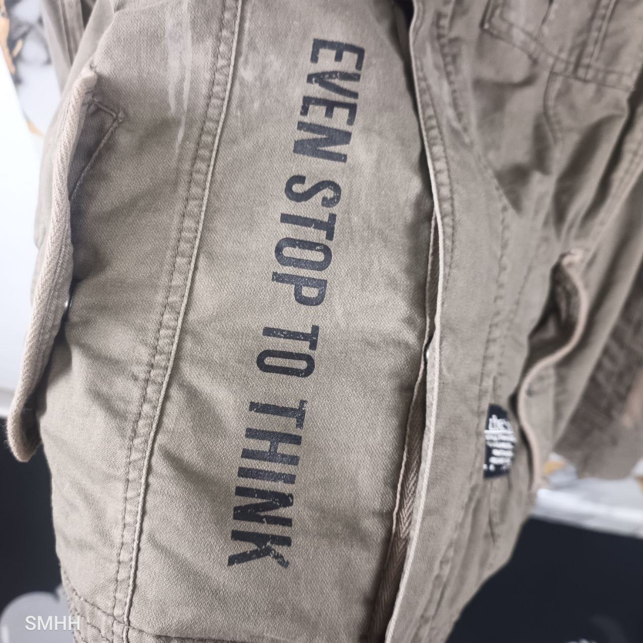 In The Attic 🔥IN THE ATTIC JAPANESE MILITARY PUNK JACKET-HIDDEN HOODIE(L) Size US L / EU 52-54 / 3 - 10 Thumbnail