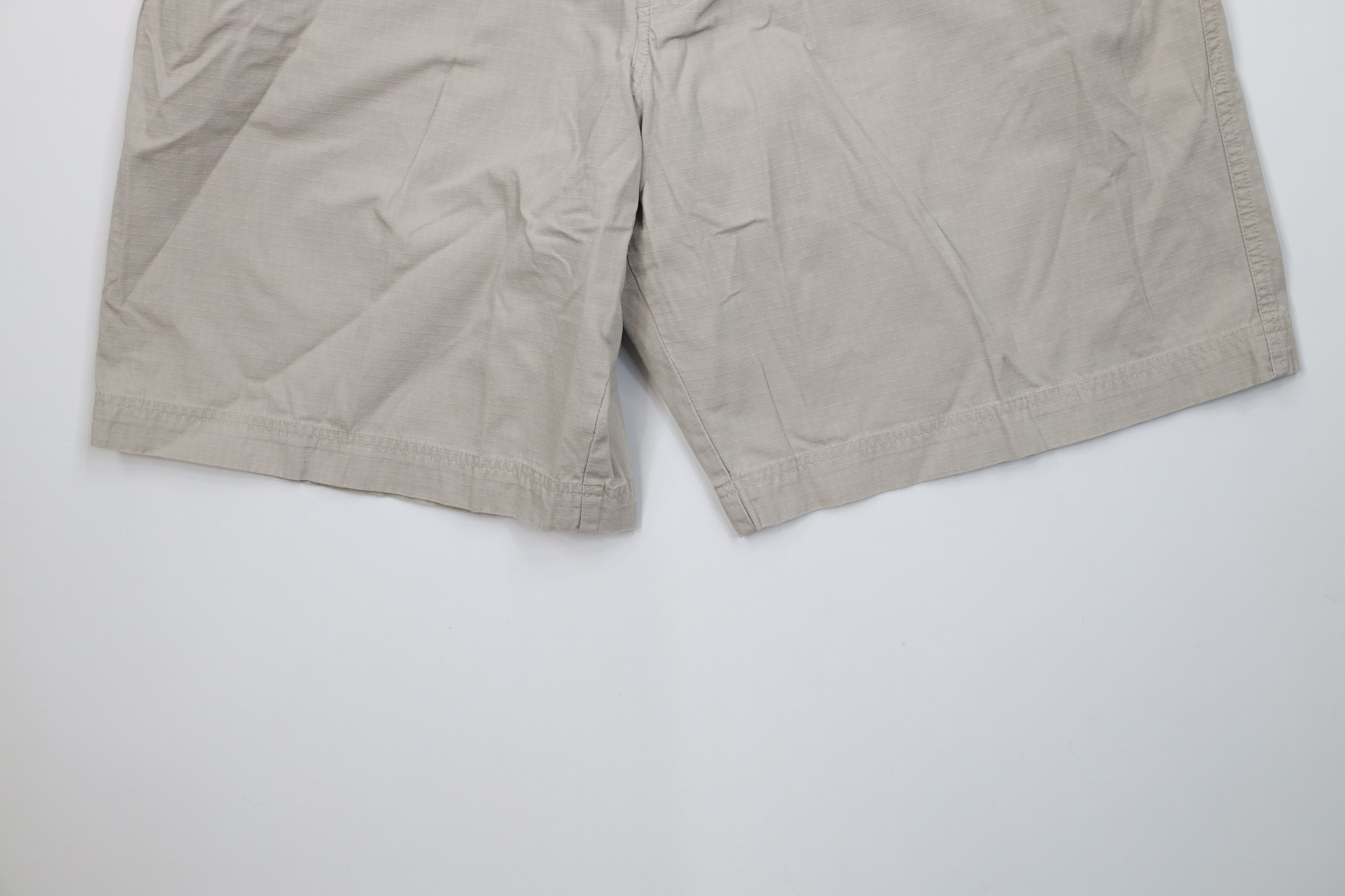 Gap Vintage Y2K 2001 Gap Above Knee Ripstop Cargo Shorts Beige Size US 36 / EU 52 - 4 Thumbnail