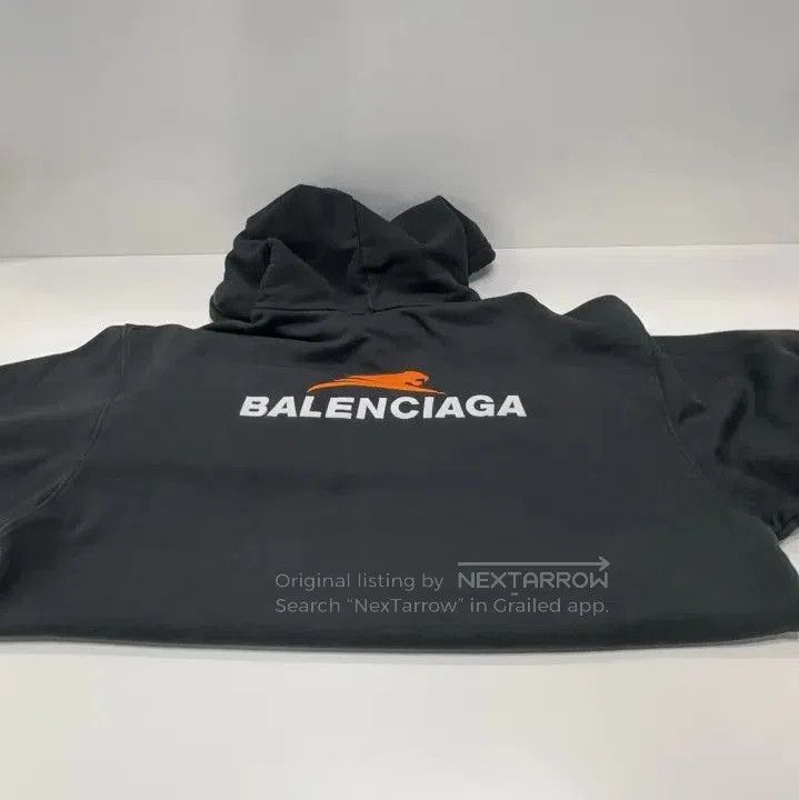Balenciaga Balenciaga Logo Embroidered Black Hoodie. Size US XS / EU 42 / 0 - 8 Thumbnail