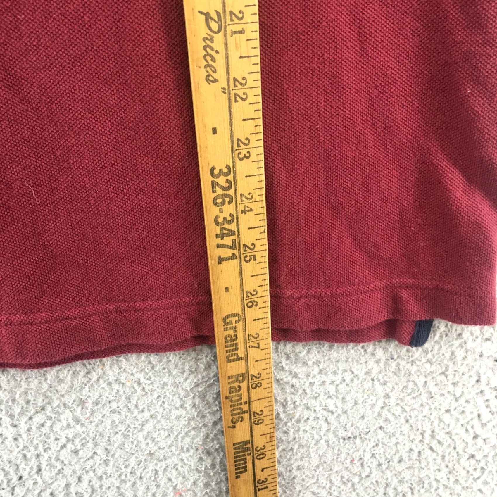 Nautica Nautica Polo Shirt Mens XL Burgundy Cotton Collared Short Sleeve 1/4 Button Shirt Classic Casual Size US XL / EU 56 / 4 - 6 Thumbnail