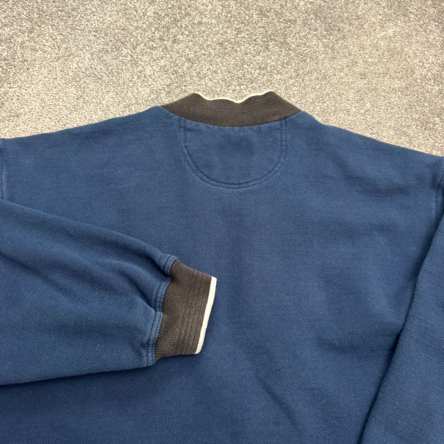 Nike VINTAGE Nike Full Zip Sweatshirt Mens XL Navy Blue Swoosh Heavyweight Fashion: 90s Outdoor Sports Shirt Hoodie? Size US XL / EU 56 / 4 - 7 Thumbnail