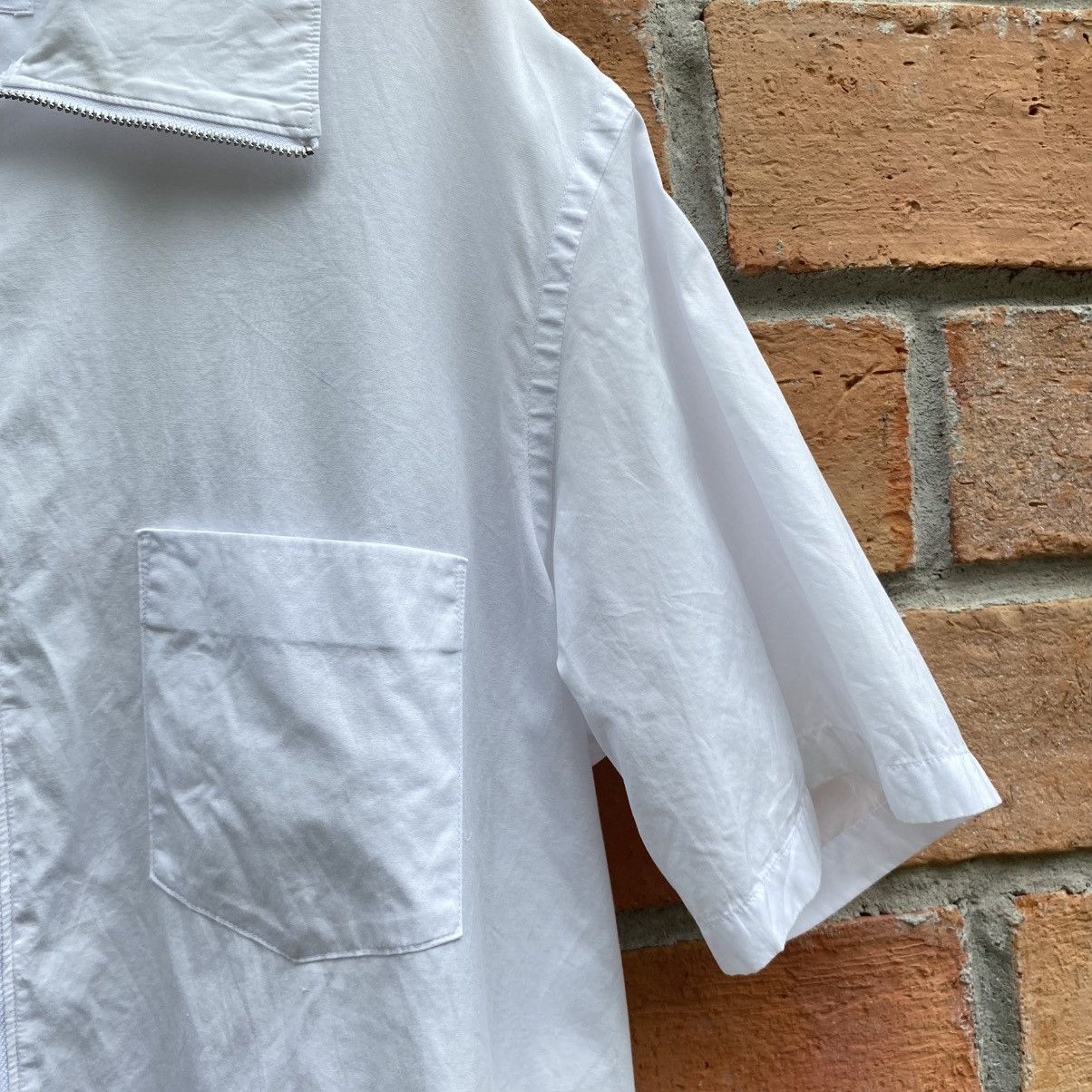 Junya Watanabe JUNYA WATANABE COMNE des GARCONS MAN Zip Pocket White Shirt Size US M / EU 48-50 / 2 - 13 Thumbnail