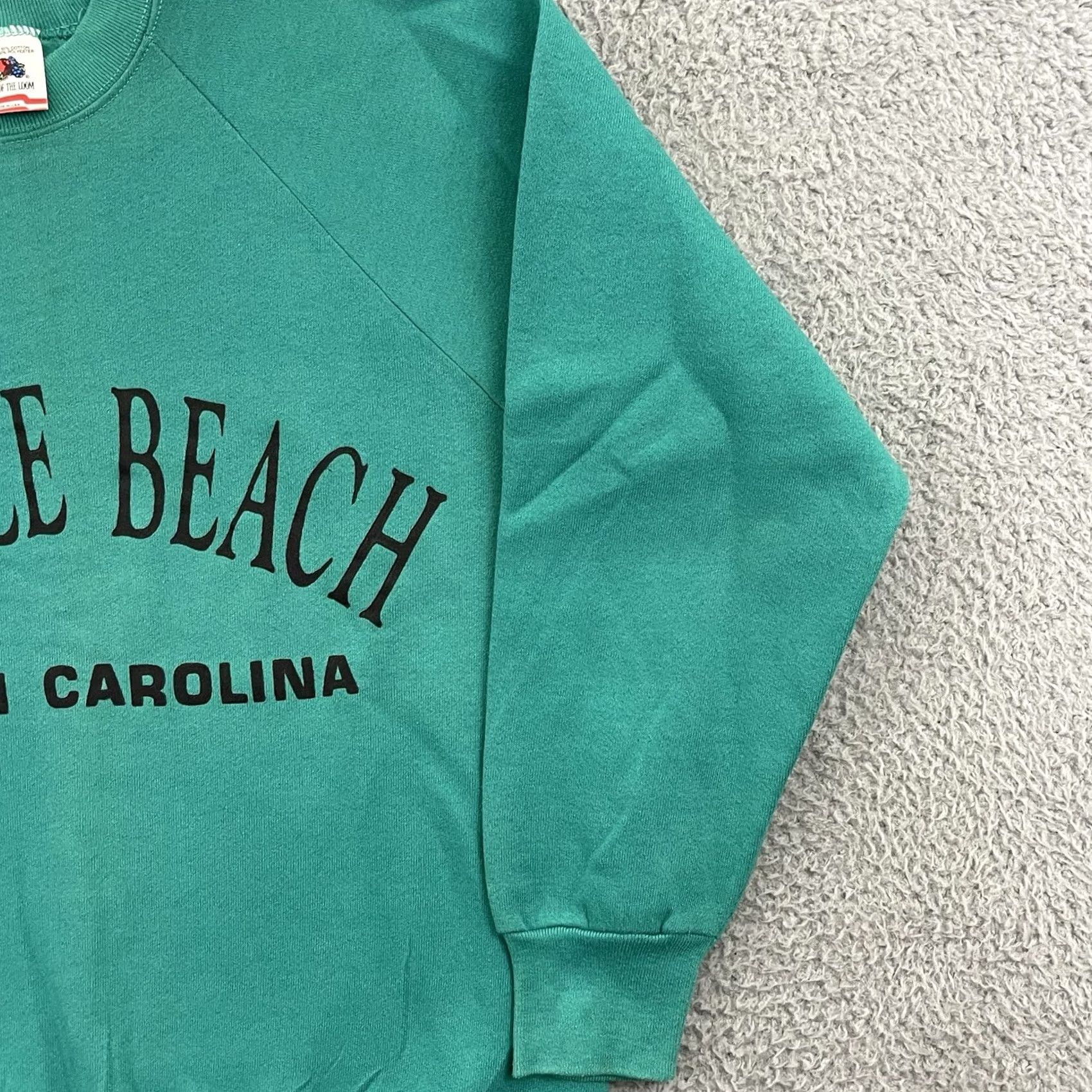 Fruit Of The Loom VINTAGE Myrtle Beach Sweatshirt Adult Medium 80s Travel Nature Outdoor Pullover Nike? Size US M / EU 48-50 / 2 - 5 Thumbnail