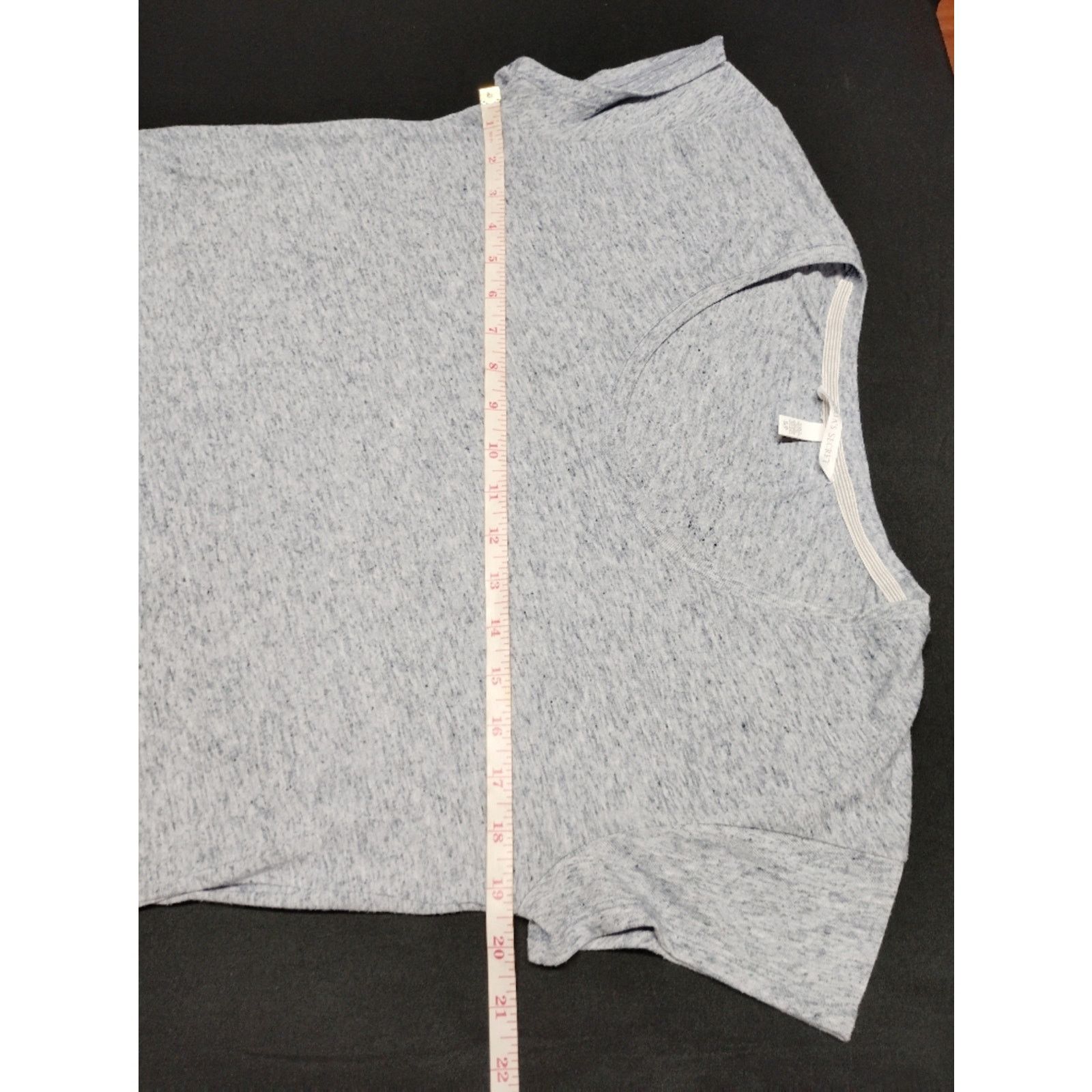 Victoria's Secret Victoria's Secret Light Gray Scoop Neck Short Sleeve Tee Size S / US 4 / IT 40 - 3 Thumbnail
