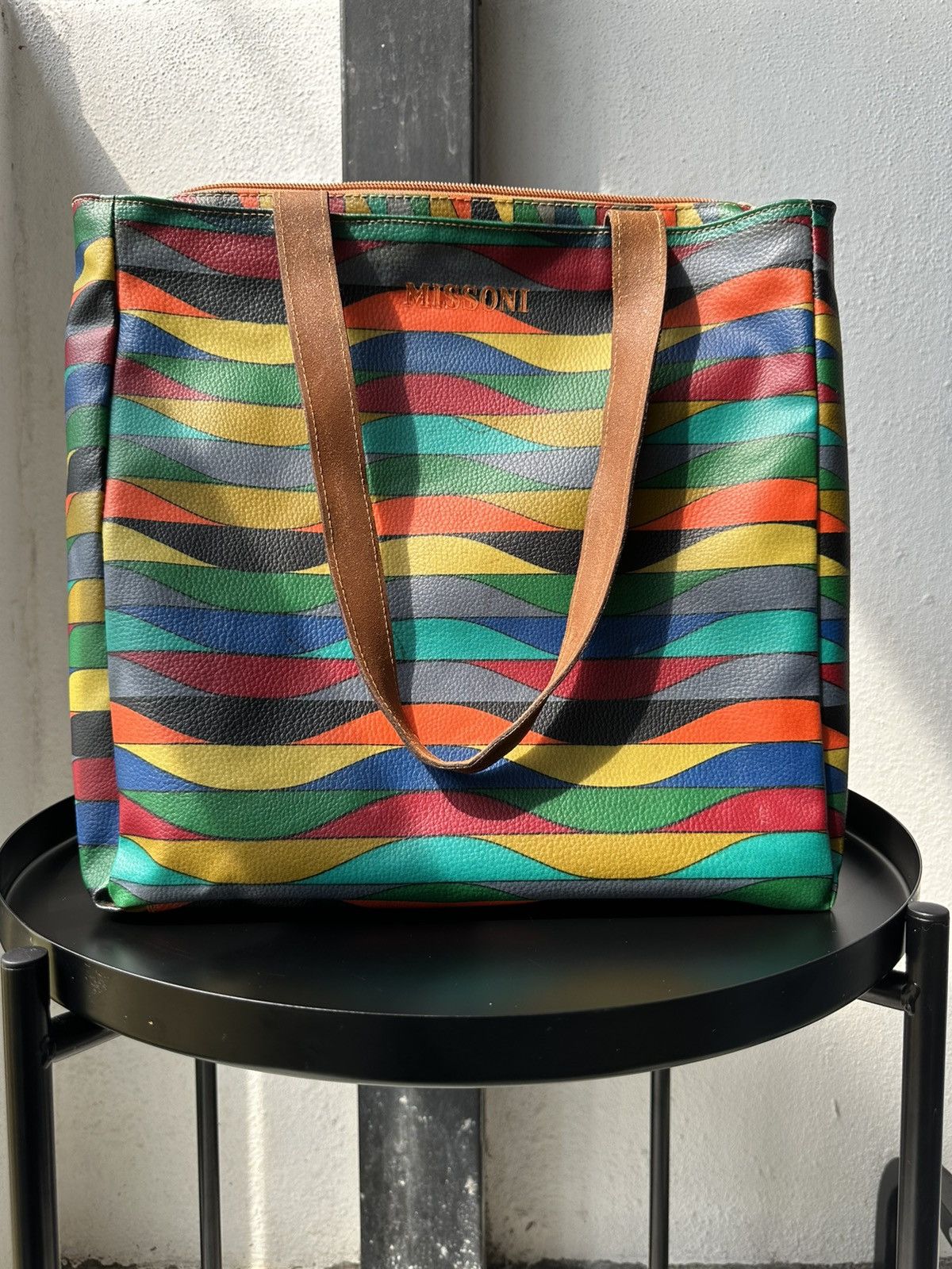 1990s Missoni vintage tote bag