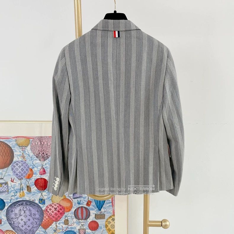 Thom Browne Thom Browne Gray Blazer Size 40 3 Size 40R - 2 Thumbnail