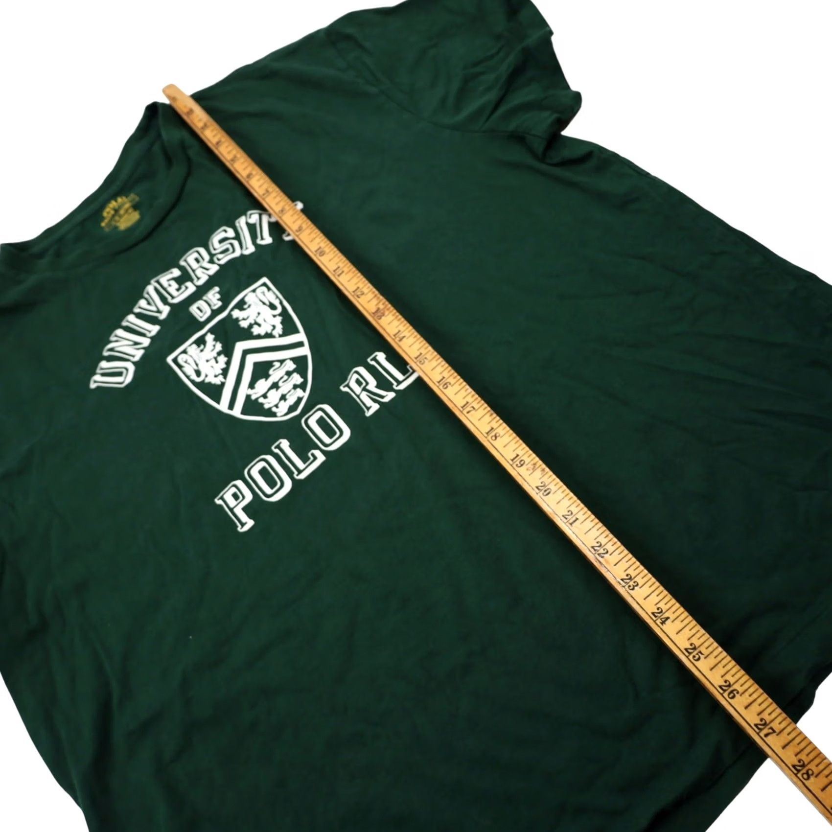 Polo Ralph Lauren VINTAGE Polo Ralph Lauren Shirt Mens Large University Graphic T Shirt Green L Boys? Size US L / EU 52-54 / 3 - 6 Thumbnail