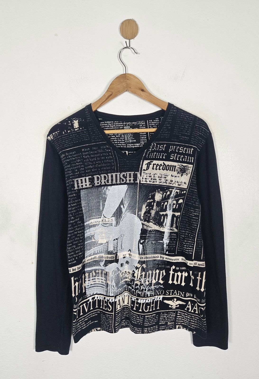 PPFM PPFM Y2K design goth tee Size US M / EU 48-50 / 2 - 1 Thumbnail
