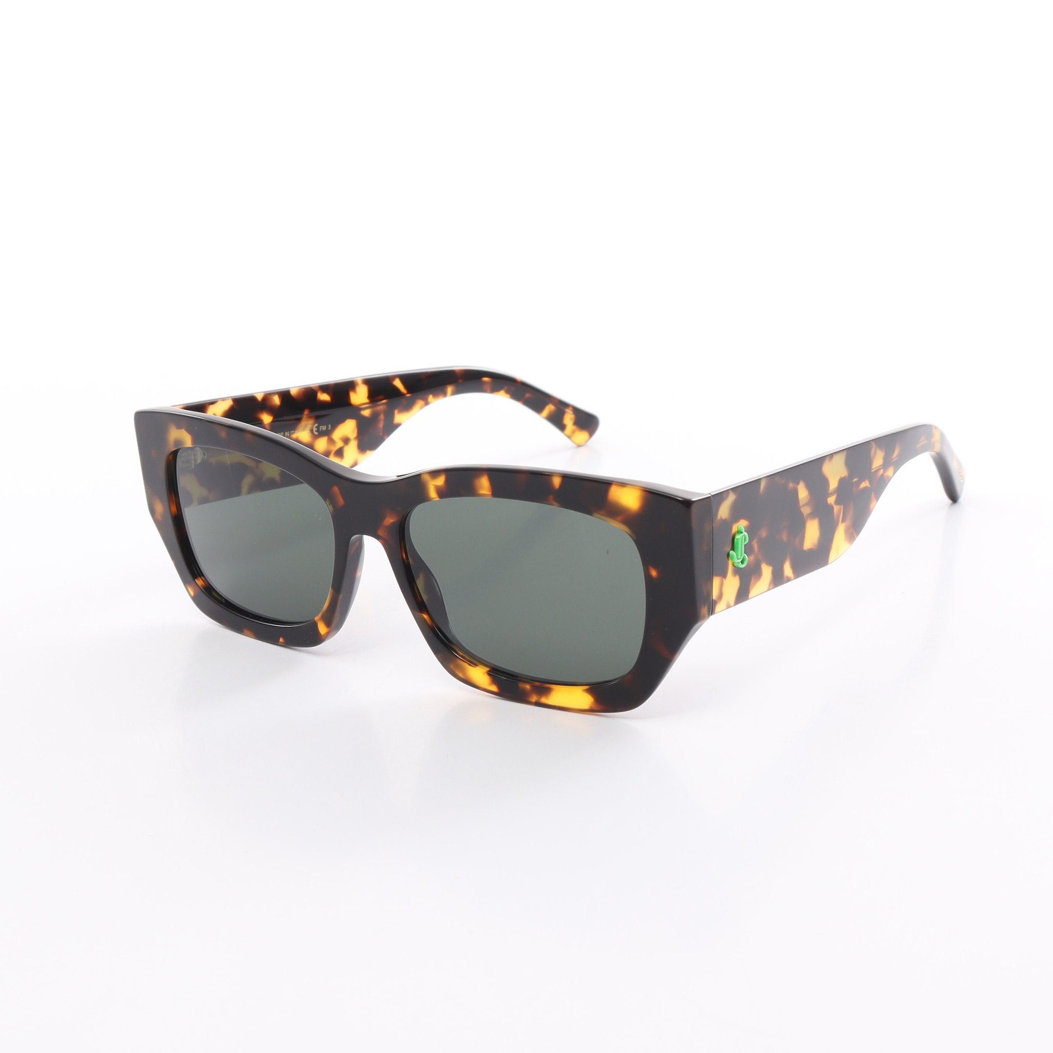 Jimmy Choo Jimmy Choo Sunglasses Dark Brown Tortoiseshell Pattern Size ONE SIZE - 1 Thumbnail