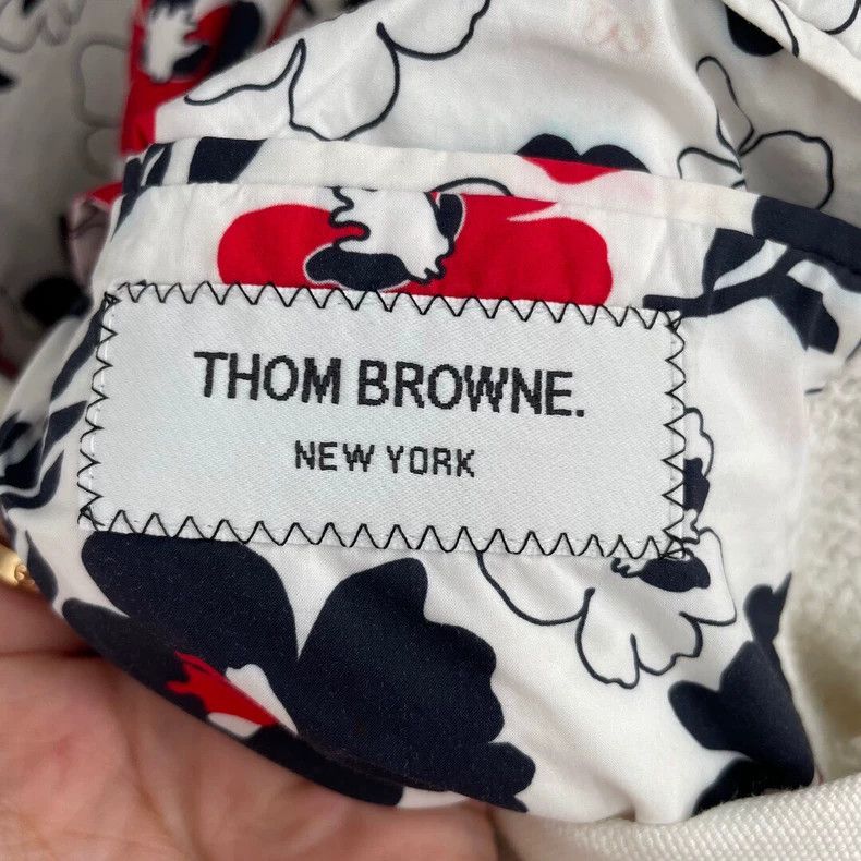 Thom Browne Thom browne Size 2 White stitched suit jacket 2504-Nextarr Size M / US 6-8 / IT 42-44 - 3 Thumbnail