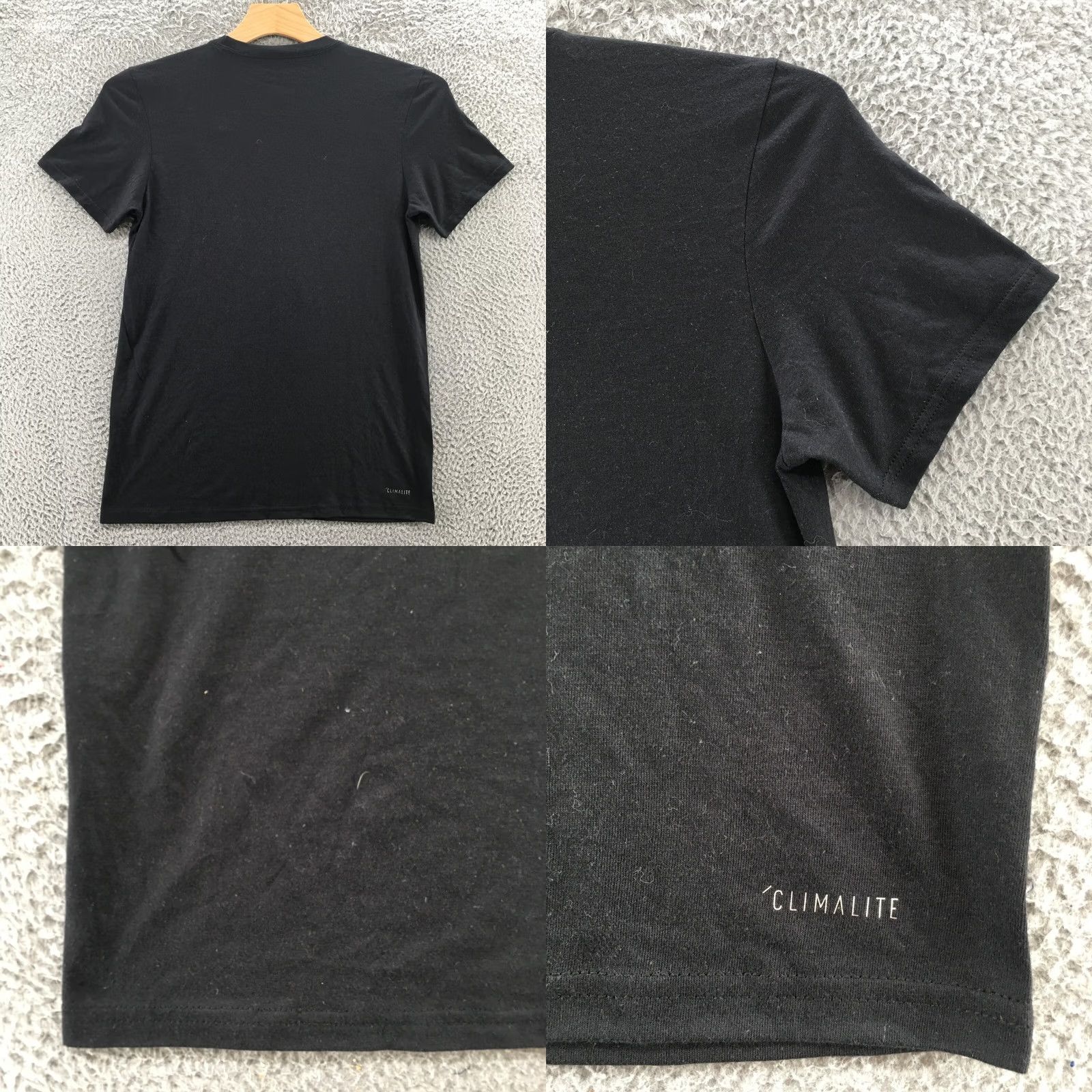 Adidas Adidas Climalite Athletic T-Shirt Mens S Black Short Sleeve Basketball Lines NEW Size US S / EU 44-46 / 1 - 9 Thumbnail