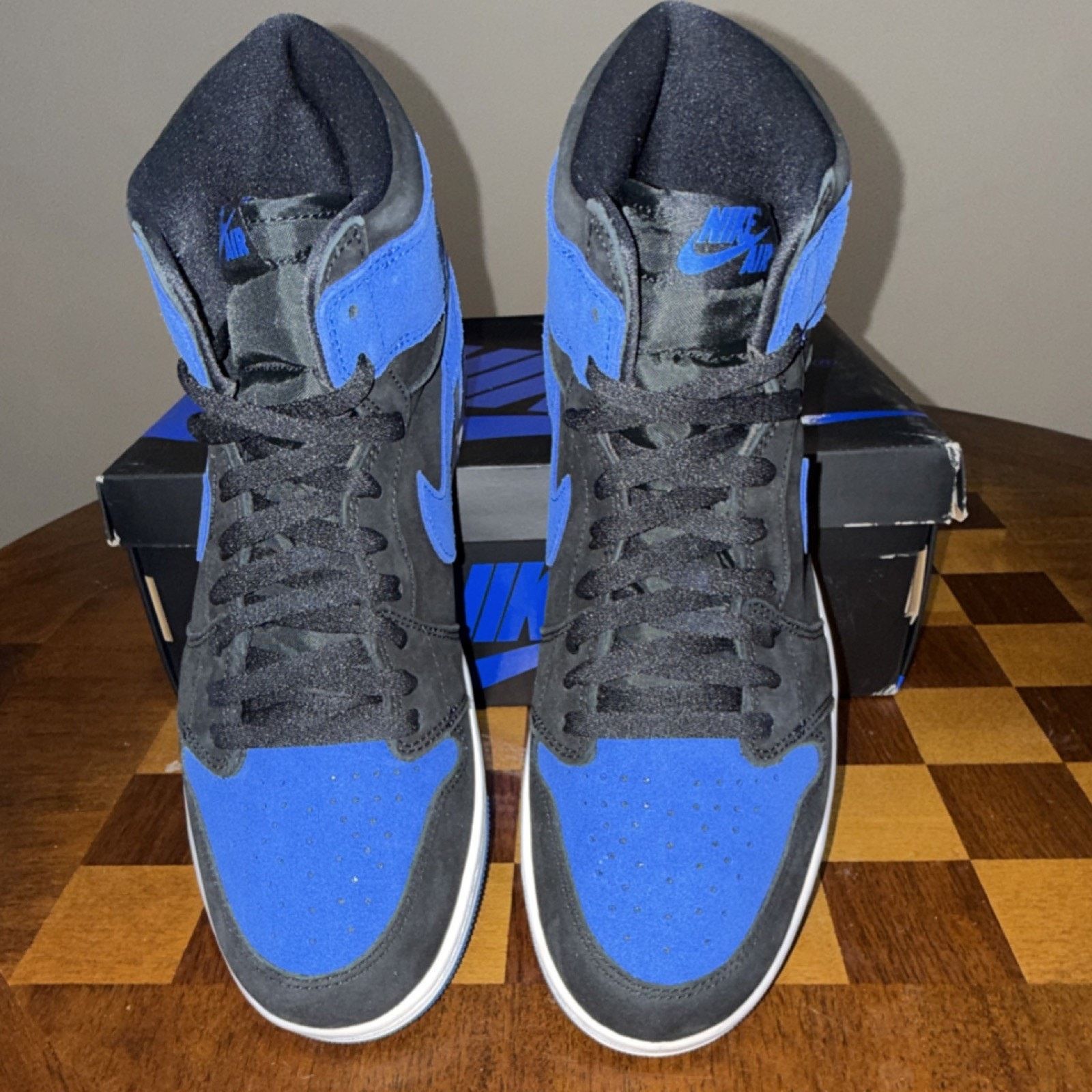 Nike Air Jordan 1 Retro High OG Royal Black Blue Men’s 11.5 OGbox Size US 11.5 / EU 44-45 - 3 Thumbnail