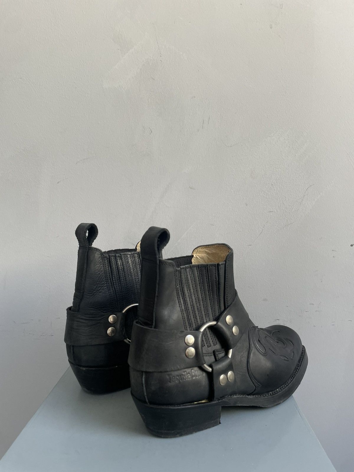 Harley Davidson Retro flames boots western Ankle moto harley davidson style Size US 9 / IT 39 - 6 Thumbnail