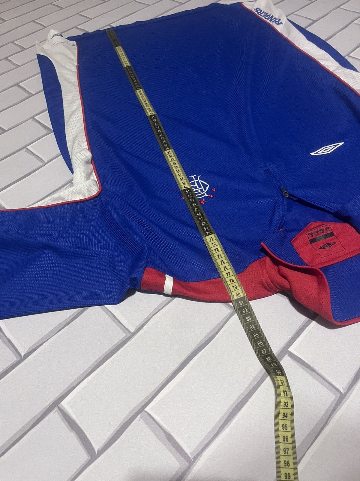 Umbro Rangers zip 1/4 zip Umbro T-shirt Size US XXL / EU 58 / 5 - 6 Thumbnail