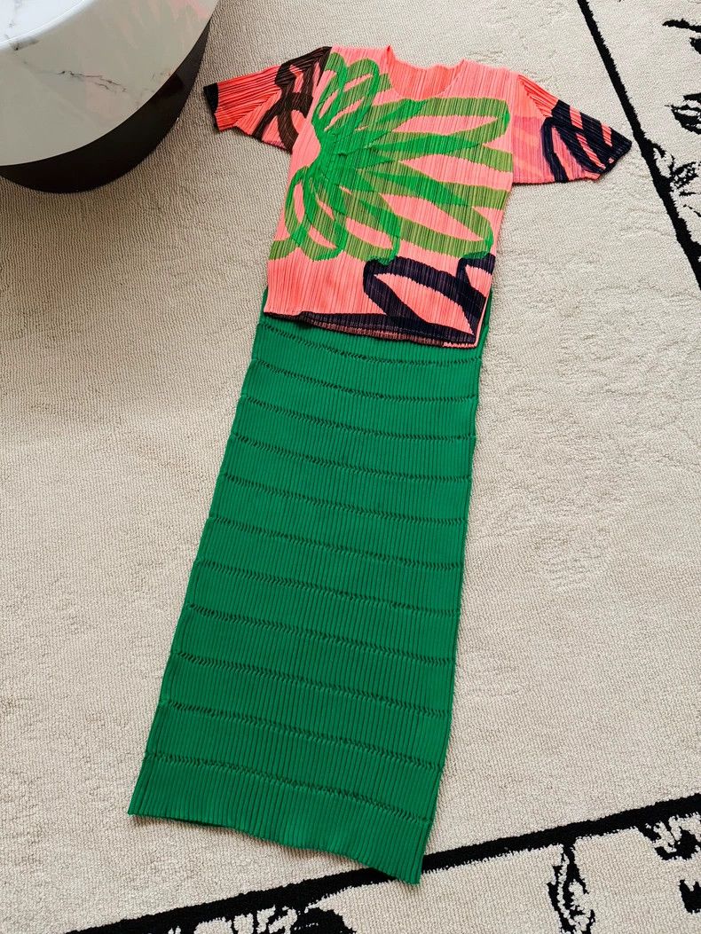 Issey Miyake issey miyake size:3 Patchwork style long dress 2505-Nextar Size XXS / US 00 / IT 34 - 1 Thumbnail