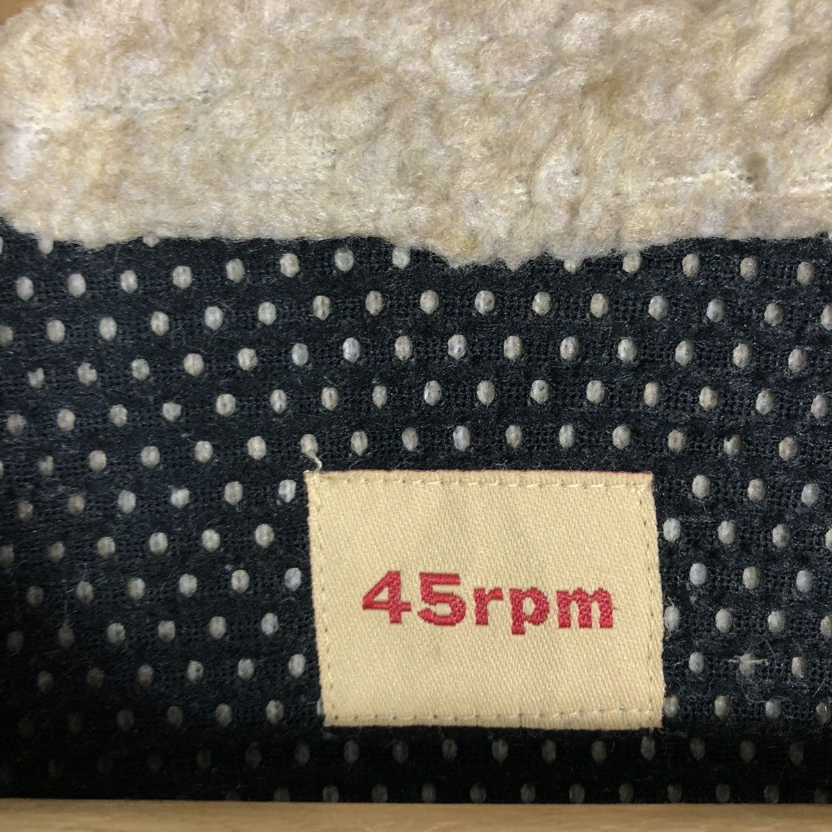 45rpm 🔥MANDARIN DESIGN FLEECE JACKET 45RPM JAPAN MADE Size US S / EU 44-46 / 1 - 11 Thumbnail