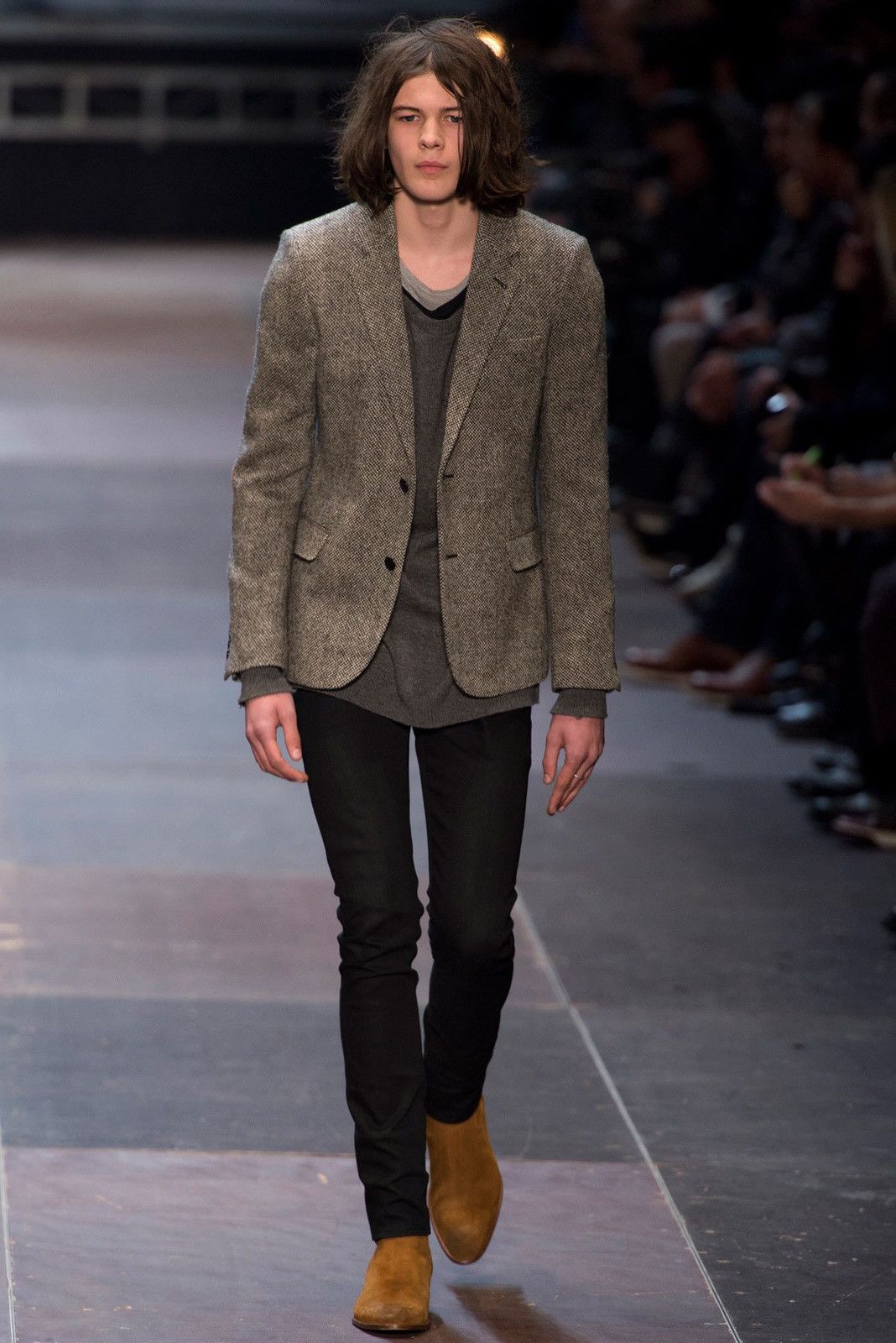 Saint Laurent Paris SAINT LAUREN PARIS BY HEDI SLIMANE 13 AW RUNWAY LOOK BLAZER Size 44R - 10 Thumbnail
