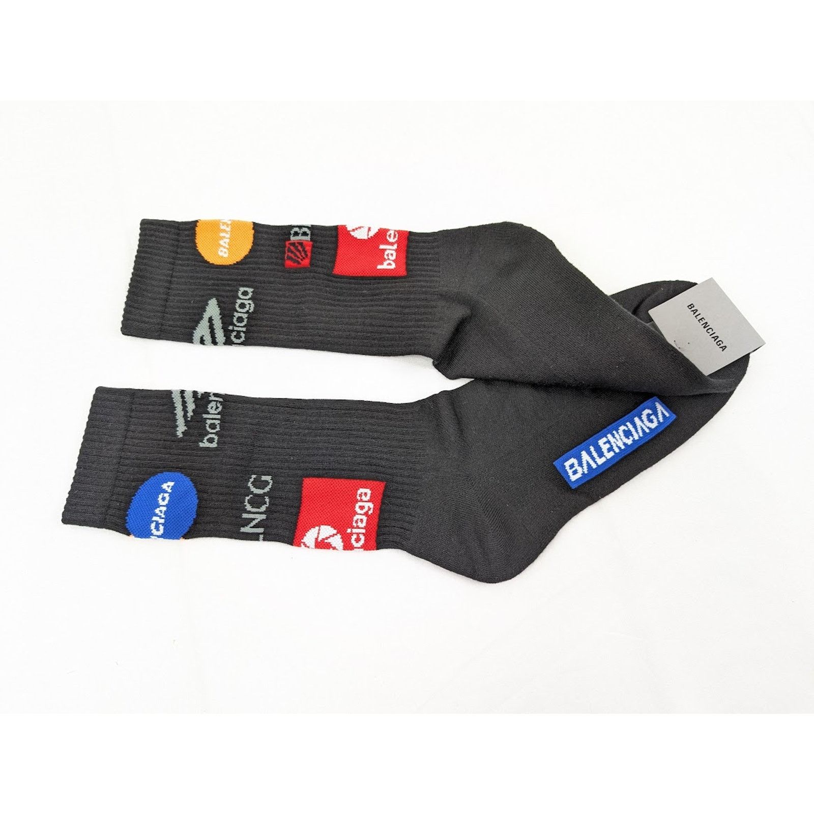 Balenciaga o1rshd1 Size: XL / Socks League Socks 1000 in Black Size ONE SIZE - 4 Thumbnail