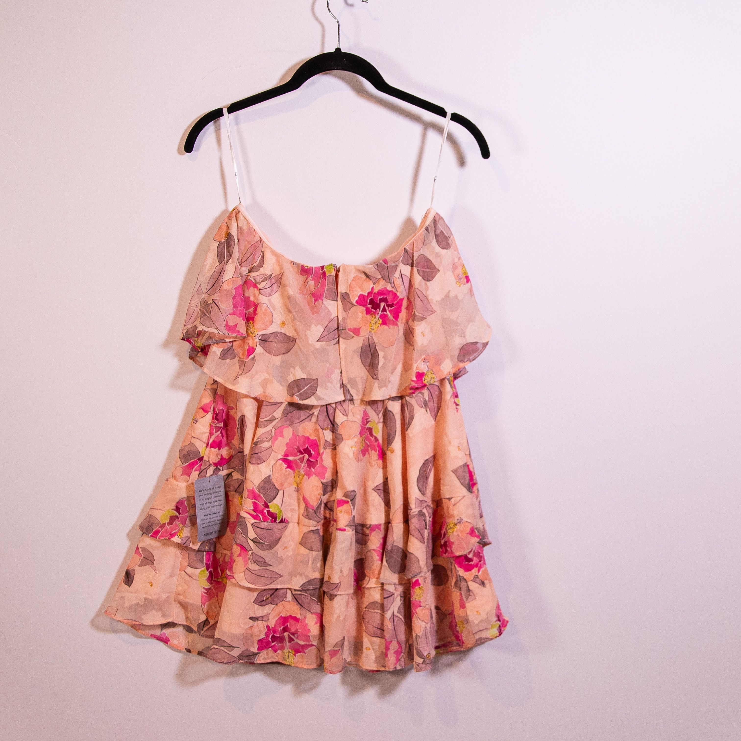 Lulus NEW Lulus Perfect Paradise Pink Floral Print Size S / US 4 / IT 40 - 4 Thumbnail