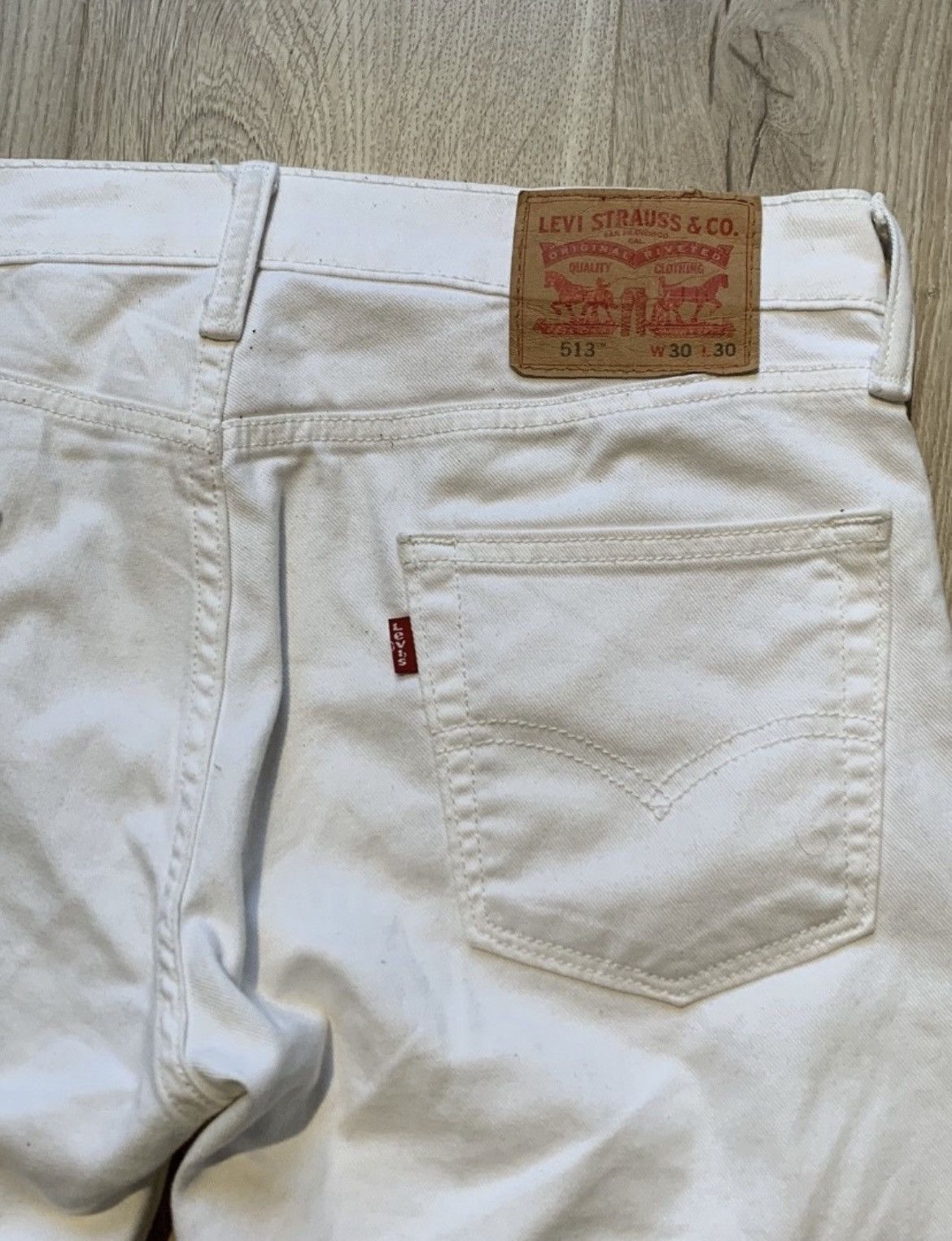 Levi's Levis 513 straight leg jeans Size US 30 / EU 46 - 4 Thumbnail