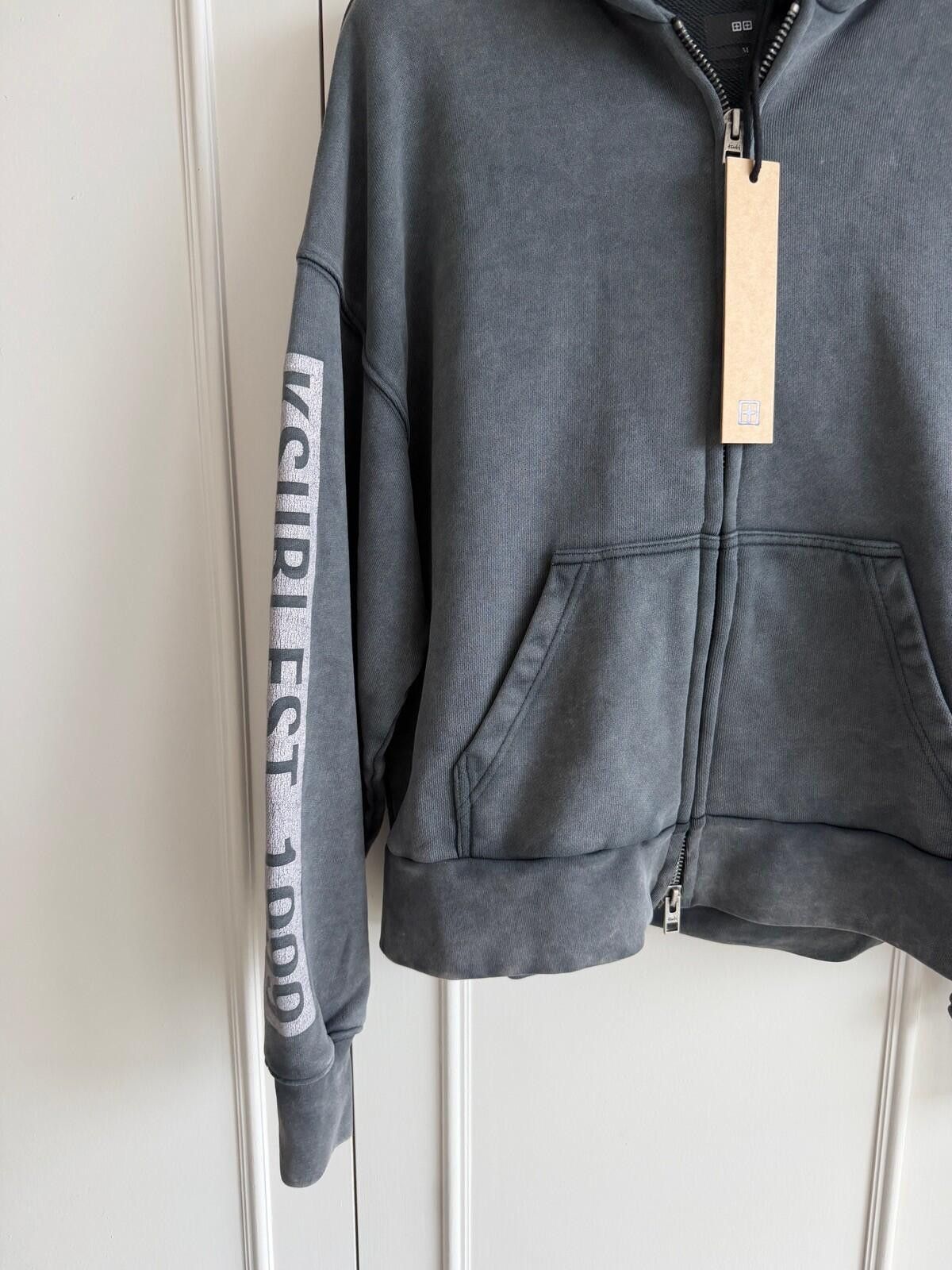 Ksubi new Ksubi mens kings halen zip hoodie medium m grey gray top Size US M / EU 48-50 / 2 - 4 Thumbnail