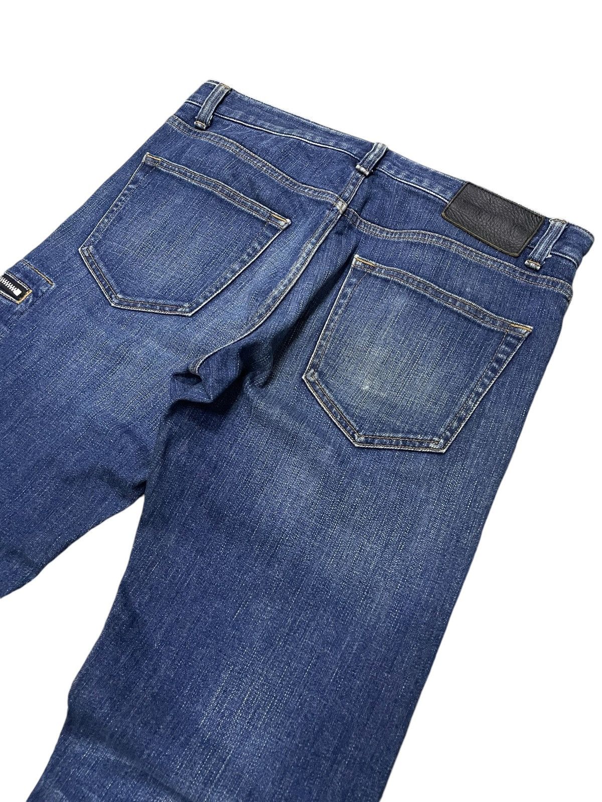 Jun Takahashi × Undercover × Uniqlo Undercover X Uniqlo UU Skinny Cargo Denim Pants Size US 30 / EU 46 - 9 Thumbnail