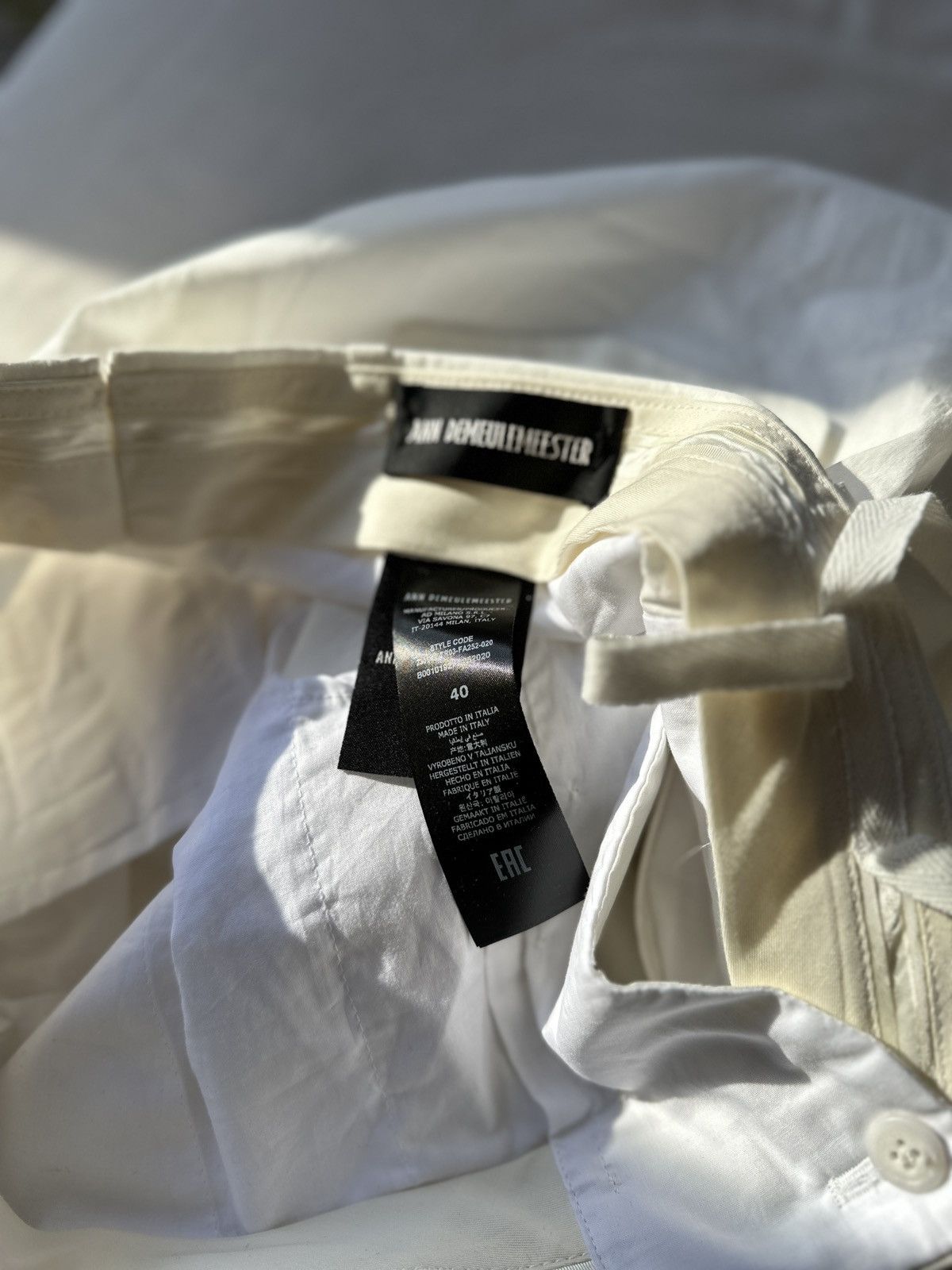 Ann Demeulemeester Ann Demeulemeester Leon Pants Size US 40 / EU 56 - 6 Thumbnail