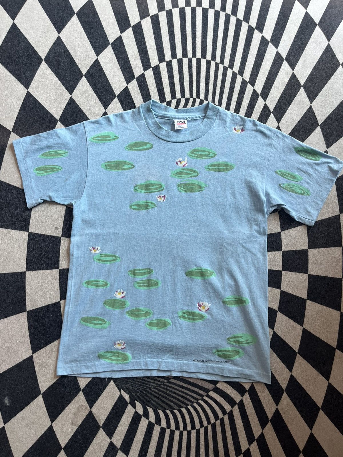 Arts & Science Vintage Water Lilies (aop) 90’s by Claude Monet Tshirt Size US L / EU 52-54 / 3 - 4 Thumbnail