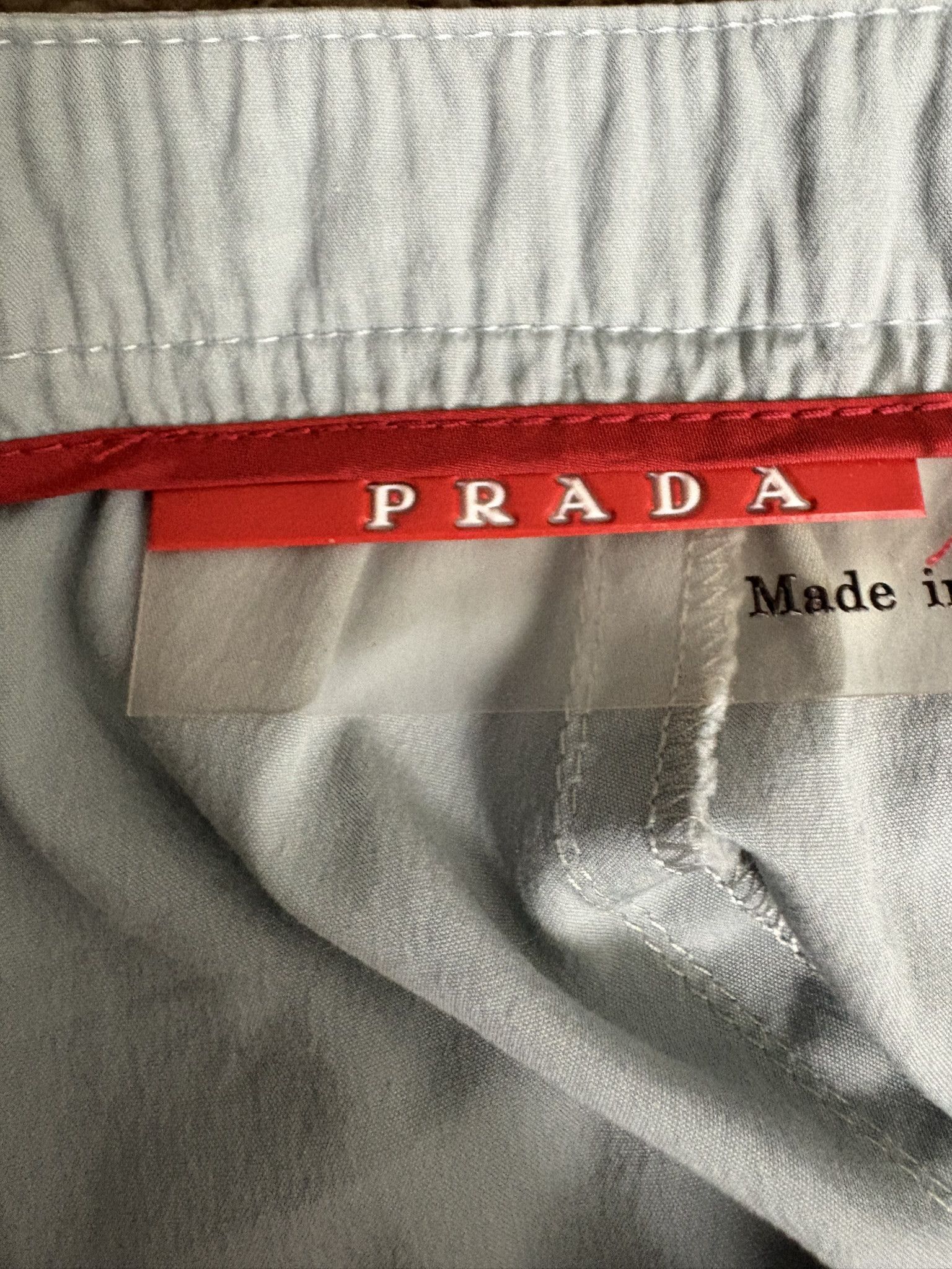 Prada Vintage Prada Linea Rossa Low-rise baby blue sport pants Size 30" / US 8 / IT 44 - 11 Thumbnail