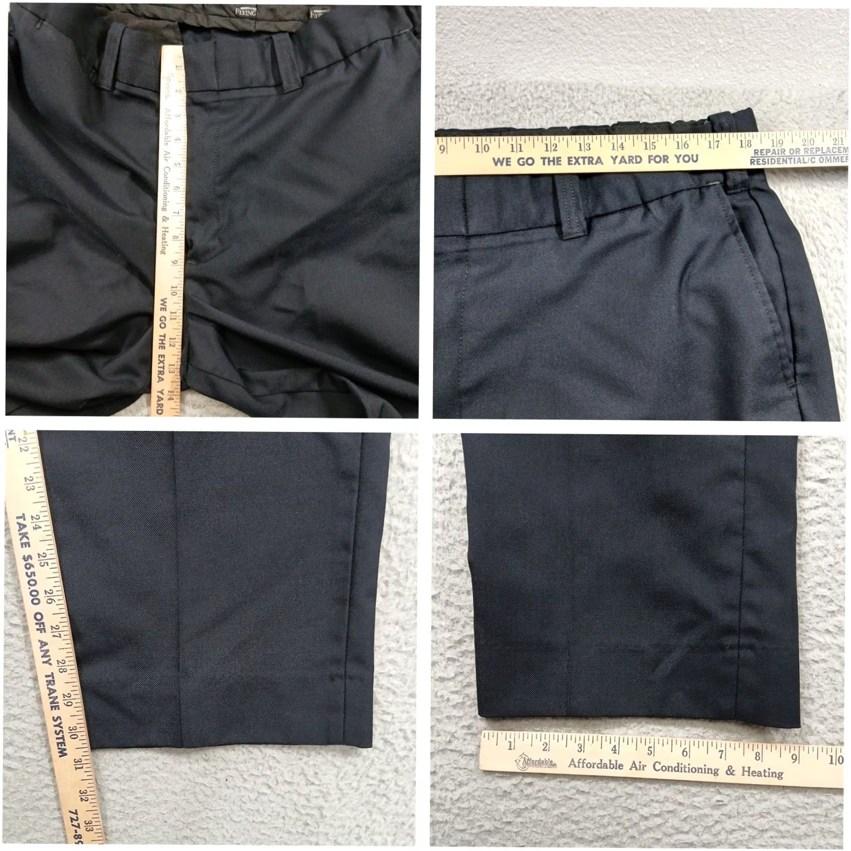 Vintage VINTAGE Flying Cross Justice Uniform Pants Wool Blend LAPD Navy Police Duty Blue 36 34x22 Mens Size US 36 / EU 52 - 5 Thumbnail