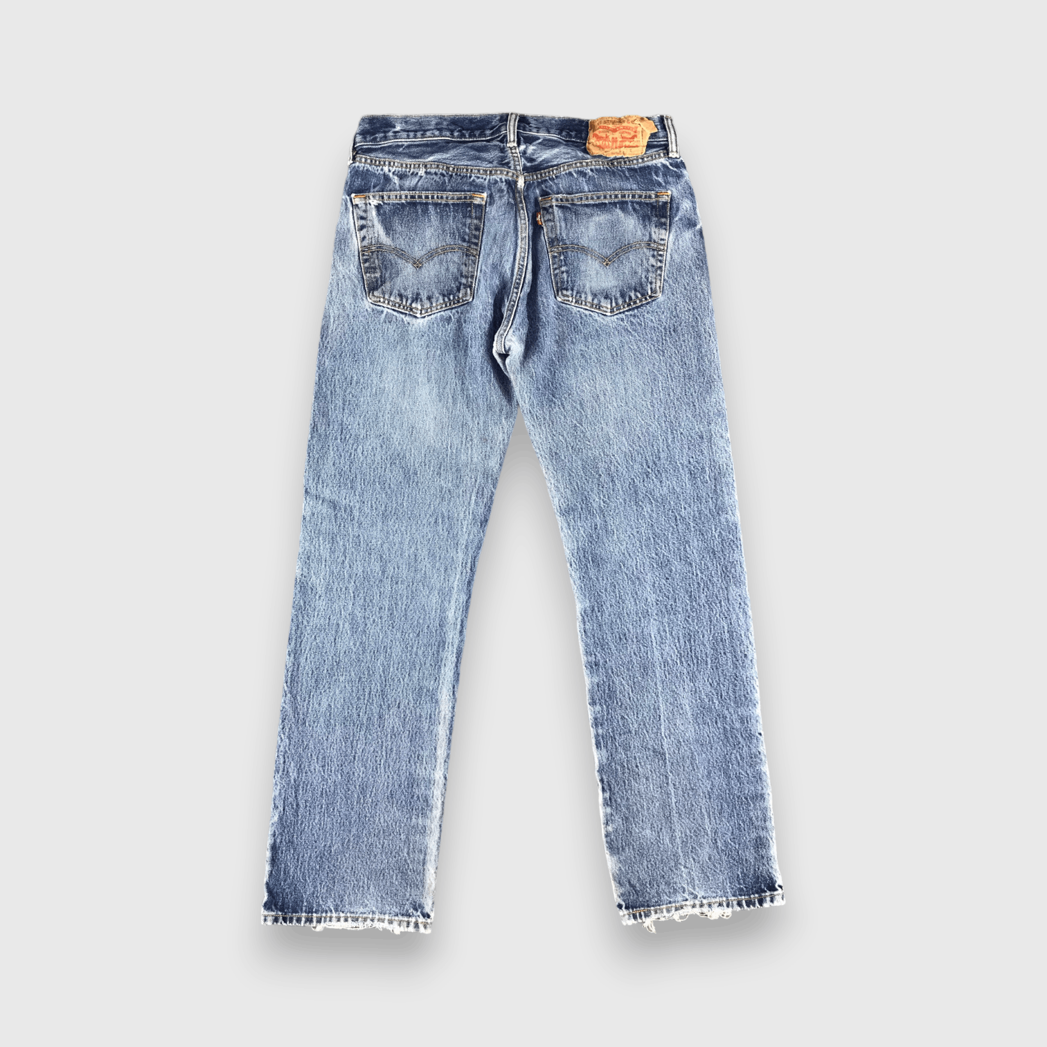 Levi's Vintage Blue Wash Levis 501 Jeans-J2399 Size US 34 / EU 50 - 2 Thumbnail