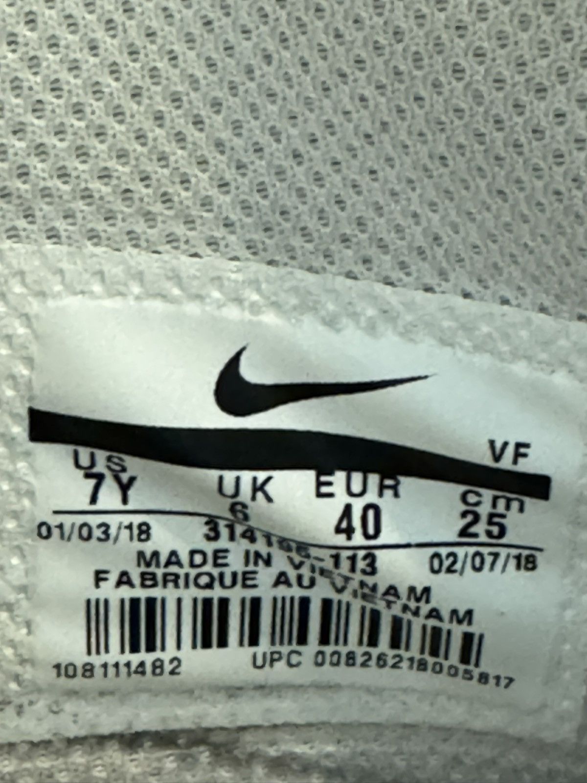 Nike Nike Air Force One Mid Size US 7 / EU 40 - 6 Thumbnail