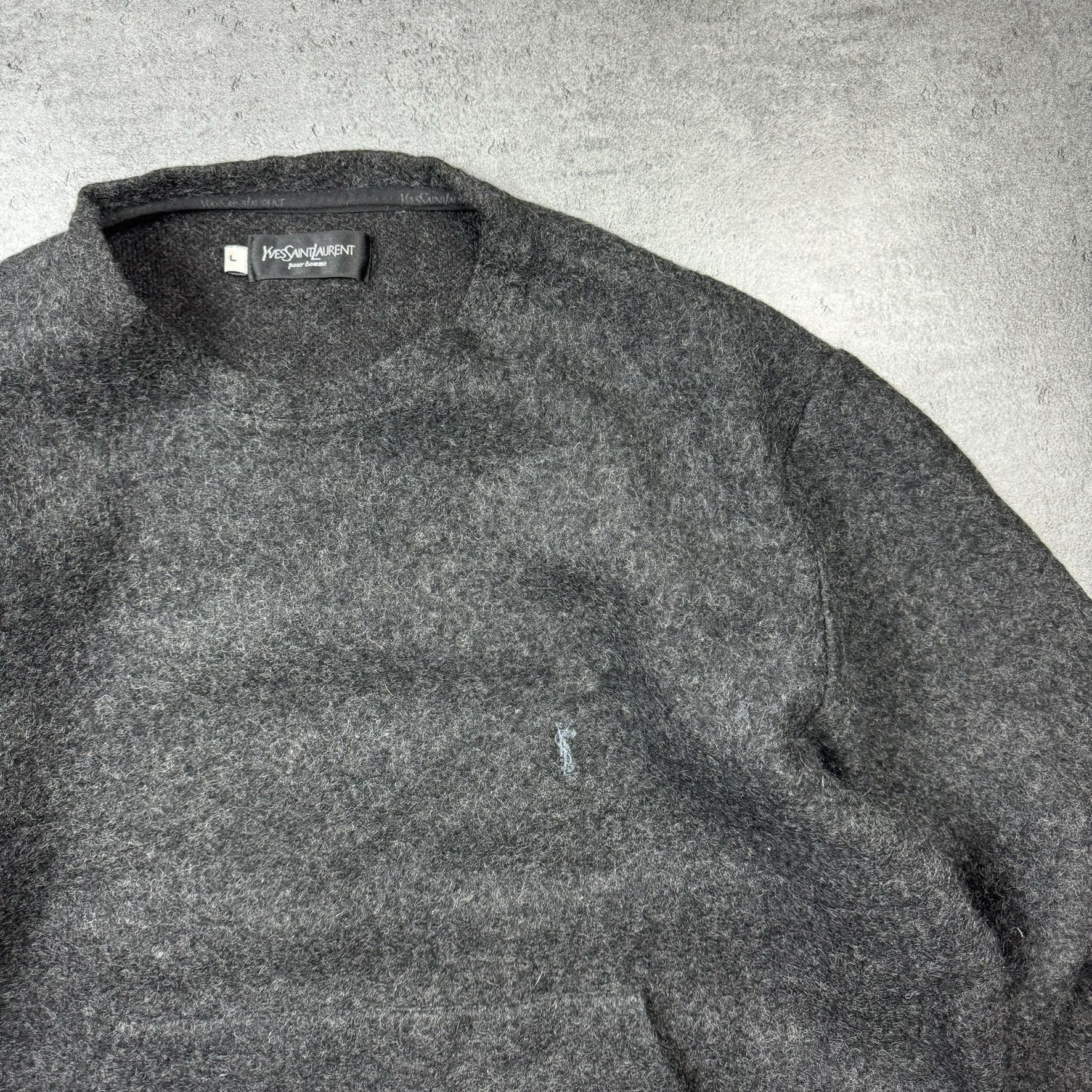 Yves Saint Laurent Vintage woolen YSL sweater Size US L / EU 52-54 / 3 - 2 Thumbnail