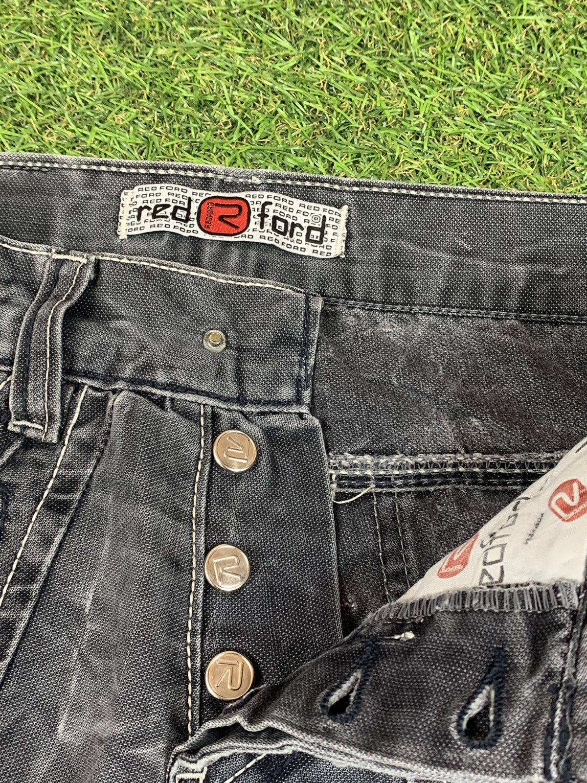 Japanese Brand Vintage Y2K Jeans faded denim Japanese style Size US 30 / EU 46 - 5 Thumbnail