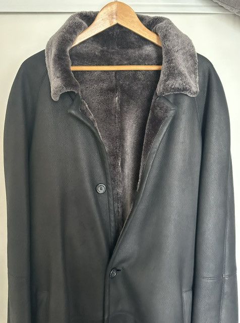 Other Long leather coat with a natural fur Size US XL / EU 56 / 4 - 1 Thumbnail