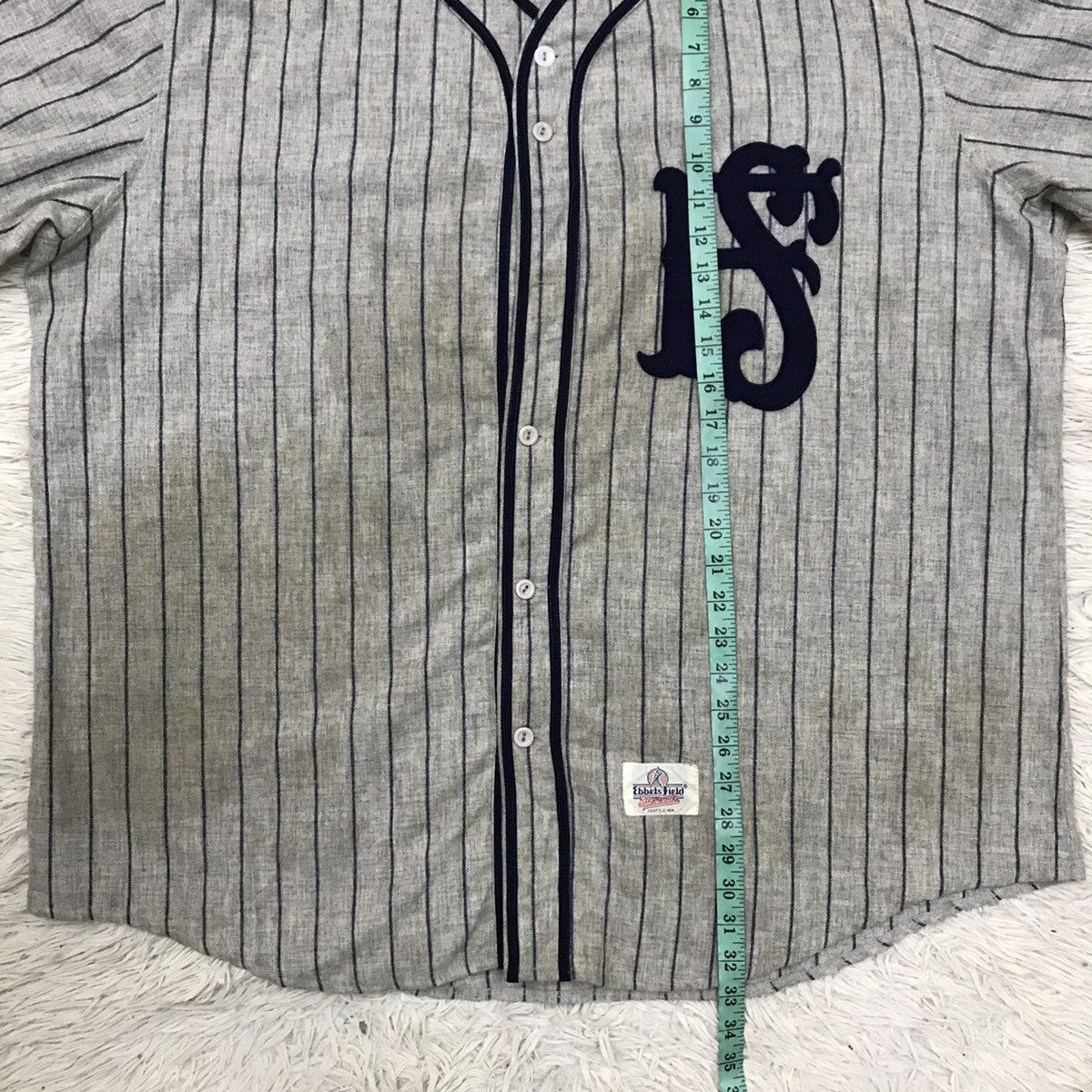 Vintage VINTAGE EBBETS FIELD FLANNEL WOOL BUTTON UP SHIRT Size US XXL / EU 58 / 5 - 12 Thumbnail