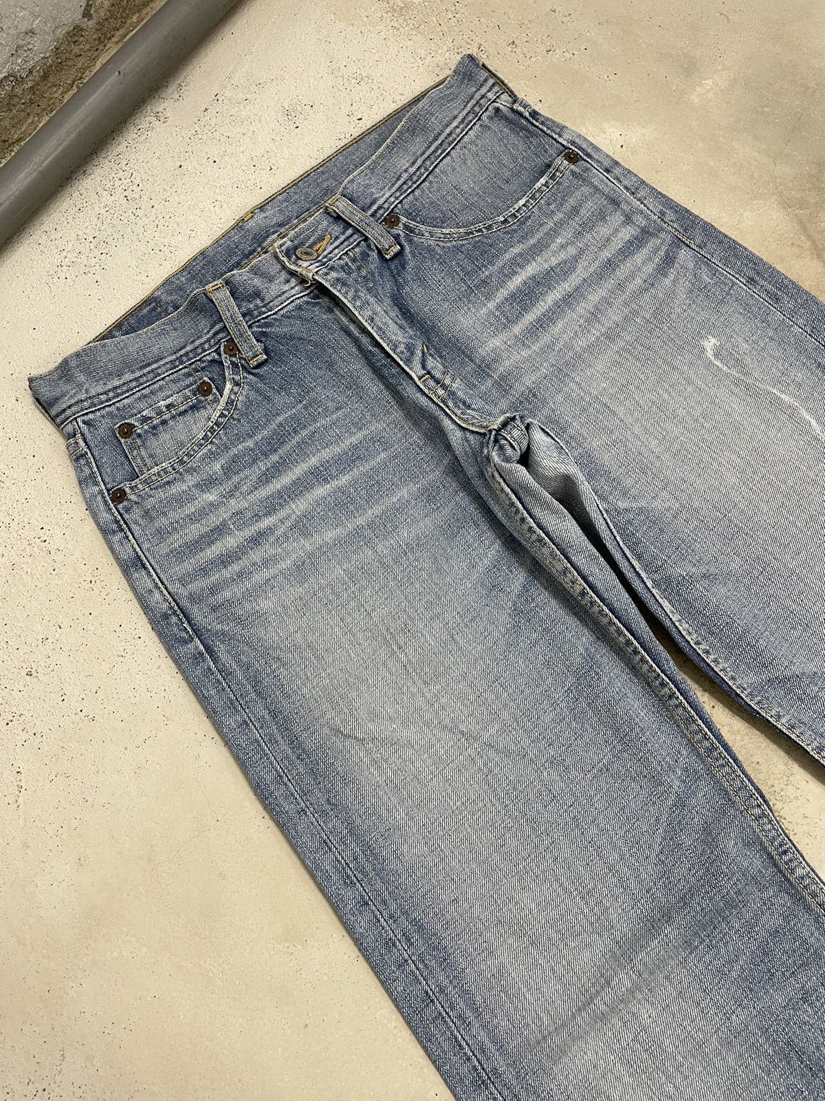 Levi's Levis 533 Distressed Clawmark Different Pocket Denim (AD3) Size US 30 / EU 46 - 4 Thumbnail
