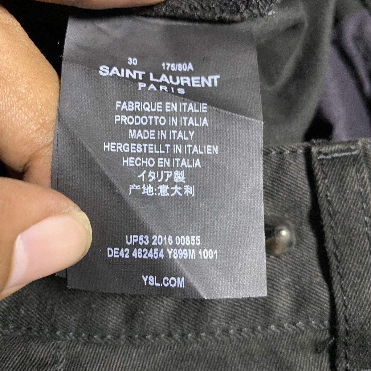 Saint Laurent Paris Saint Laurent Surf Sound Studded Unfinished Size US 30 / EU 46 - 9 Thumbnail