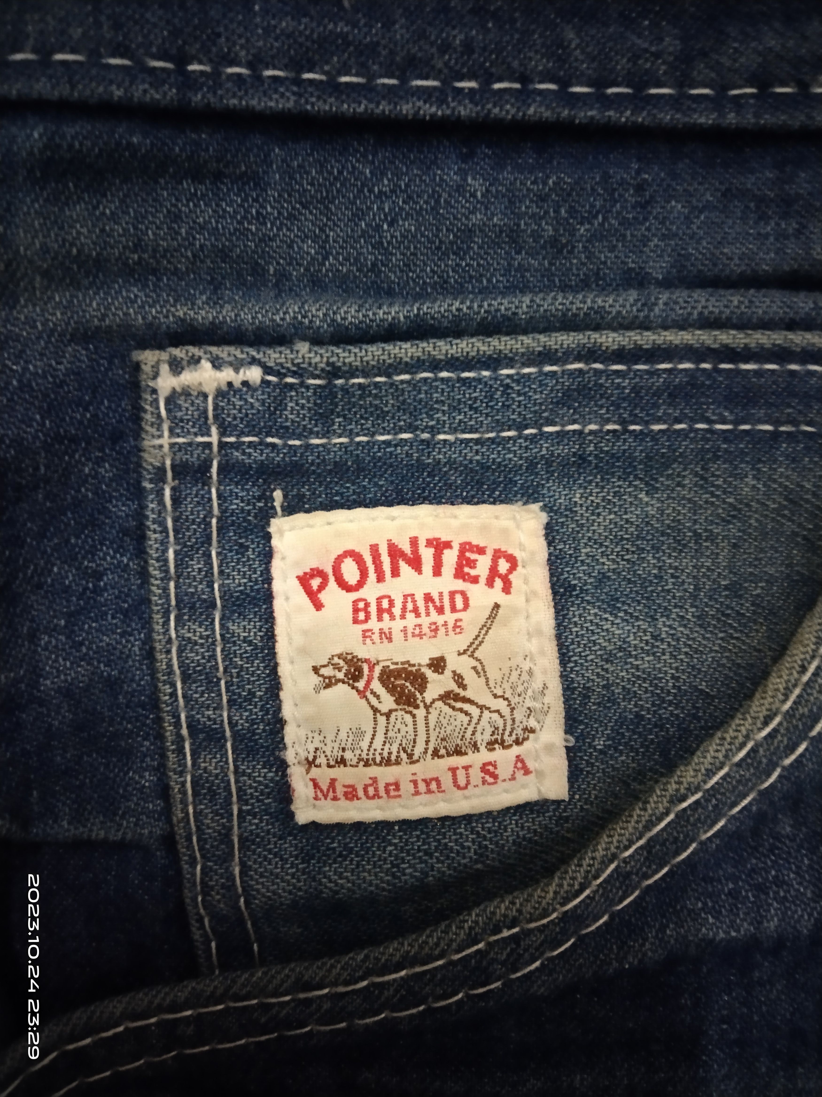 Pointer × Vintage SICK VINTAGE WROKERS POINTER CARPENTER Size US 34 / EU 50 - 6 Thumbnail