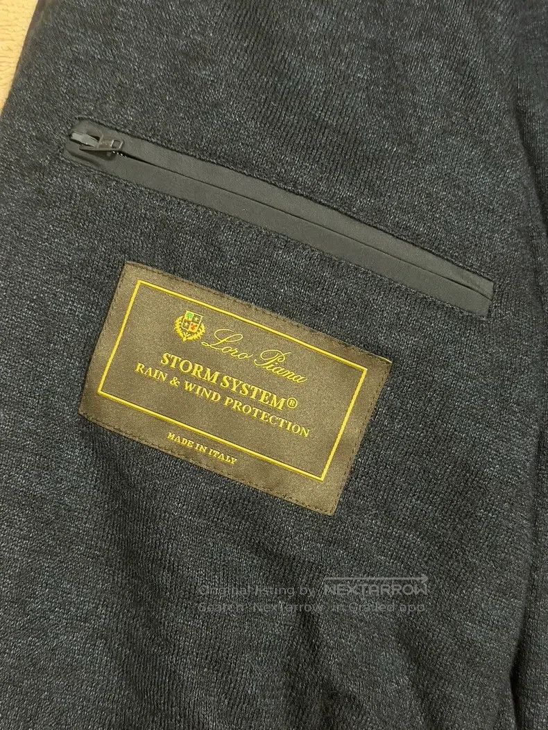 Loro Piana Loro Piana Bomber Jacket, Outer Shell Black Technical Fabr Size US M / EU 48-50 / 2 - 5 Thumbnail
