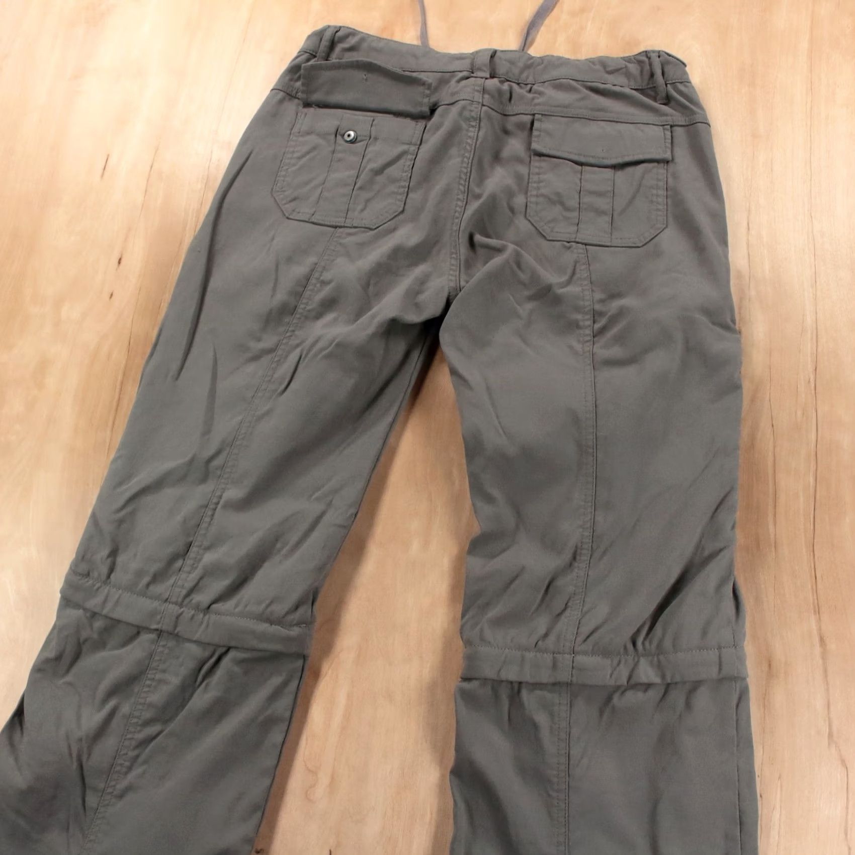 Prana prAna womens stretch nylon mid rise convertible cargo flare pants sz 8 climbing Size 30" / US 8 / IT 44 - 5 Thumbnail