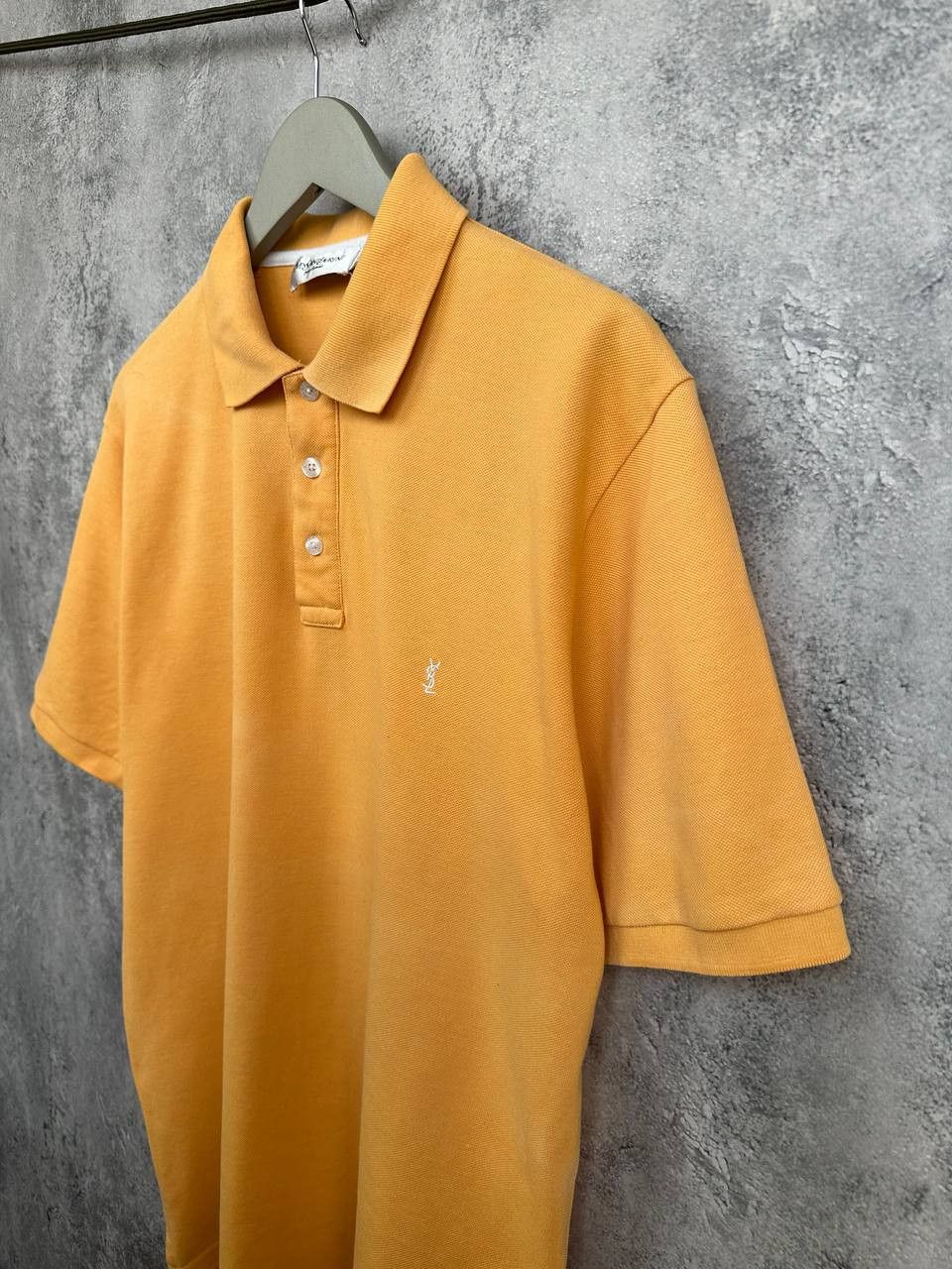 Yves Saint Laurent Yves Saint Laurent YSL Polo Shirt Orange Logo Short Sleeve Size US L / EU 52-54 / 3 - 5 Thumbnail