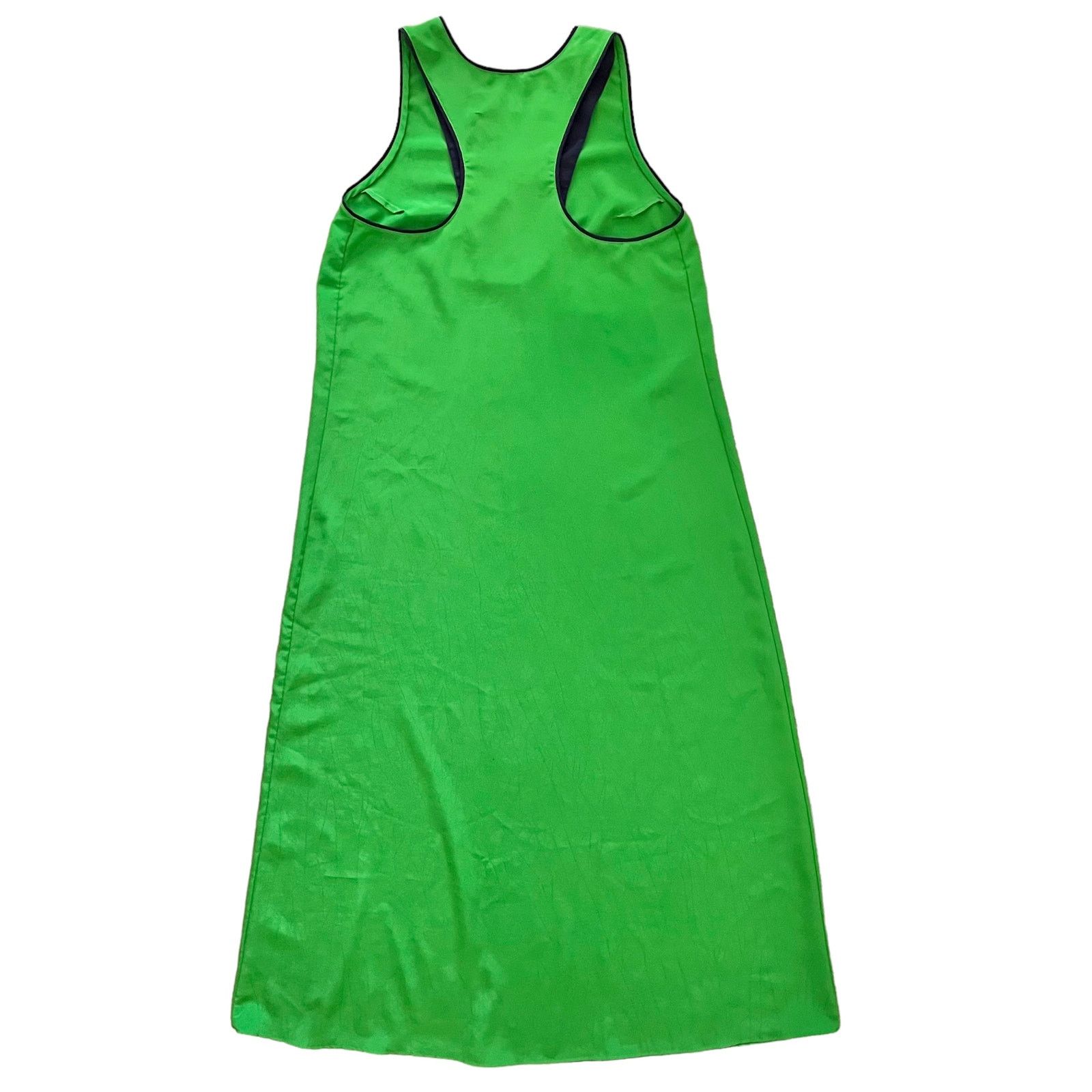 Saks Fifth Avenue × Vintage Natori Black Label Green Sleeveless V-Neck Kaftan Maxi Dress Size M / US 6-8 / IT 42-44 - 3 Thumbnail