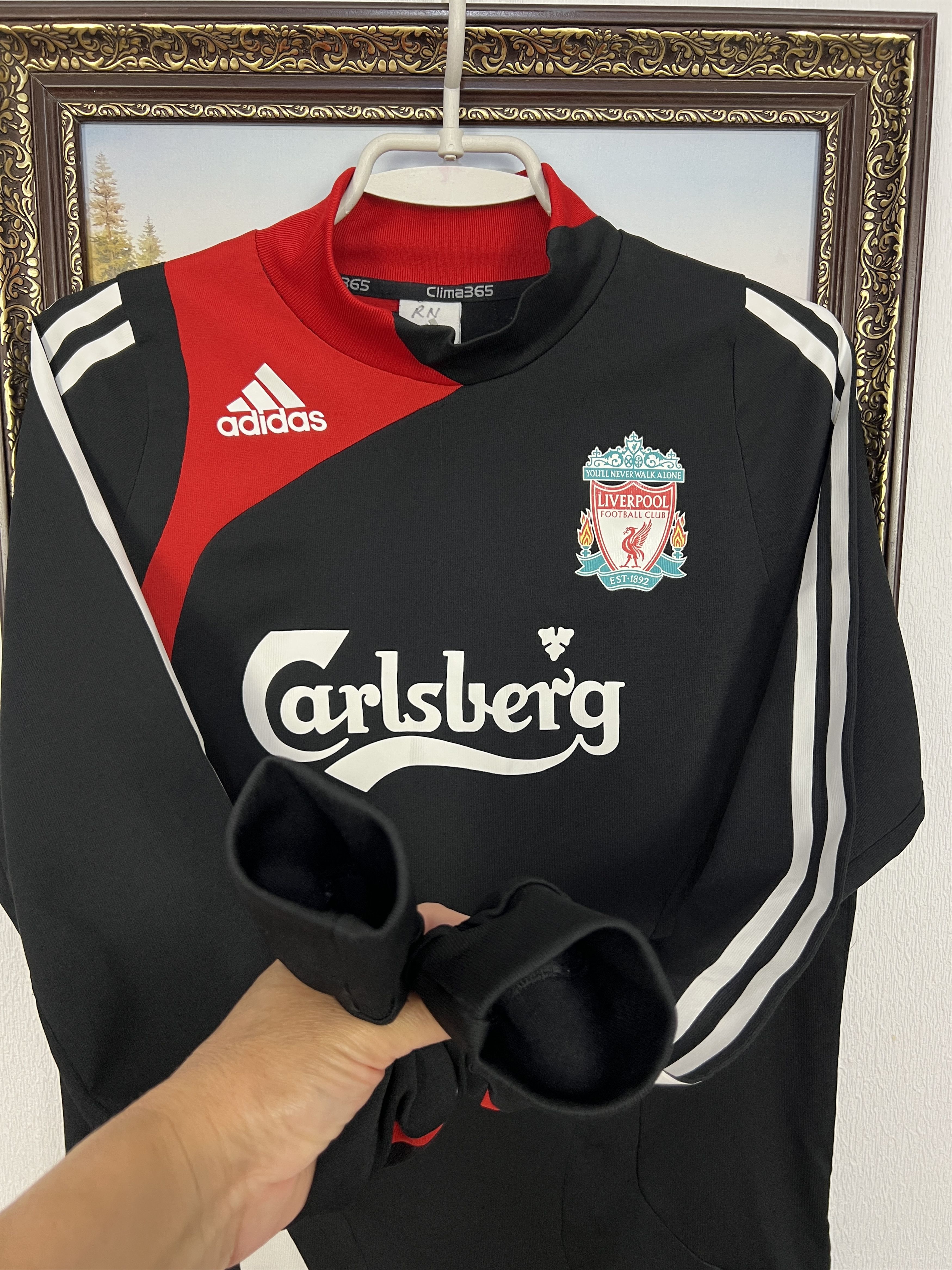 Adidas Vintage Adidas Liverpool Football Sweatshirt Soccer Size US S / EU 44-46 / 1 - 7 Thumbnail