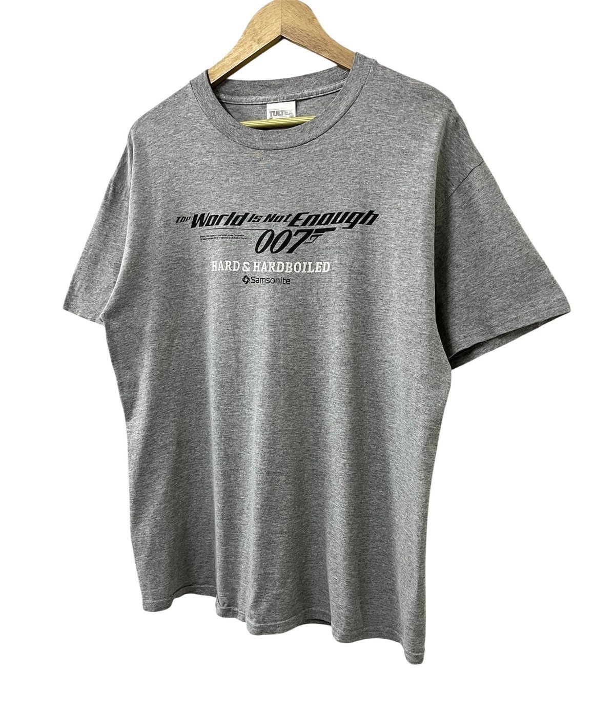 Vintage VINTAGE 90s 007 JAMES BOND PROMO ACTION MOVIE TSHIRT Size US L / EU 52-54 / 3 - 6 Thumbnail