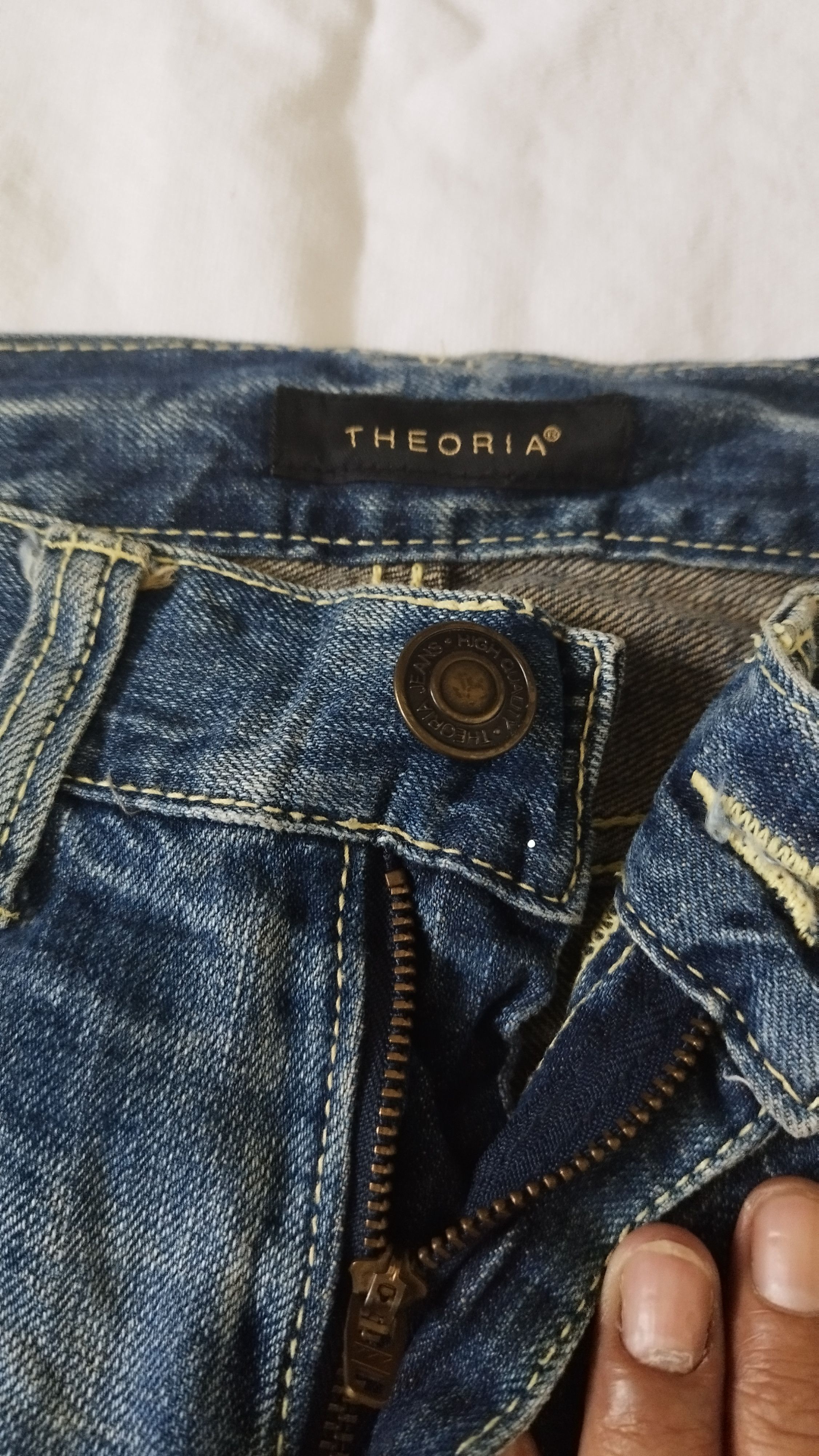 Japanese Brand THEORIA distressed punk design Size US 32 / EU 48 - 8 Thumbnail