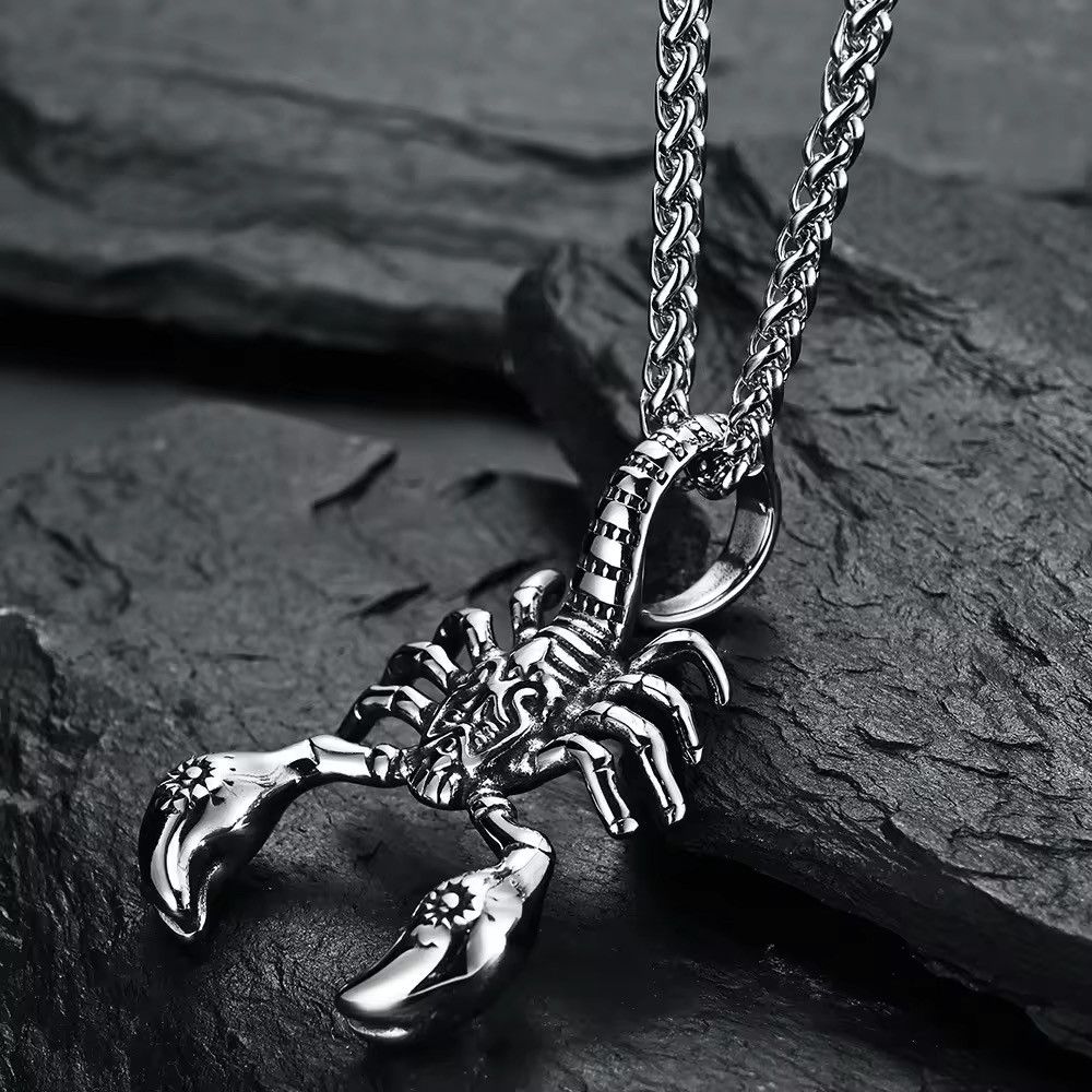 Jewelry Scorpion Long Gothic Punk Necklace Chain Size ONE SIZE - 2 Thumbnail
