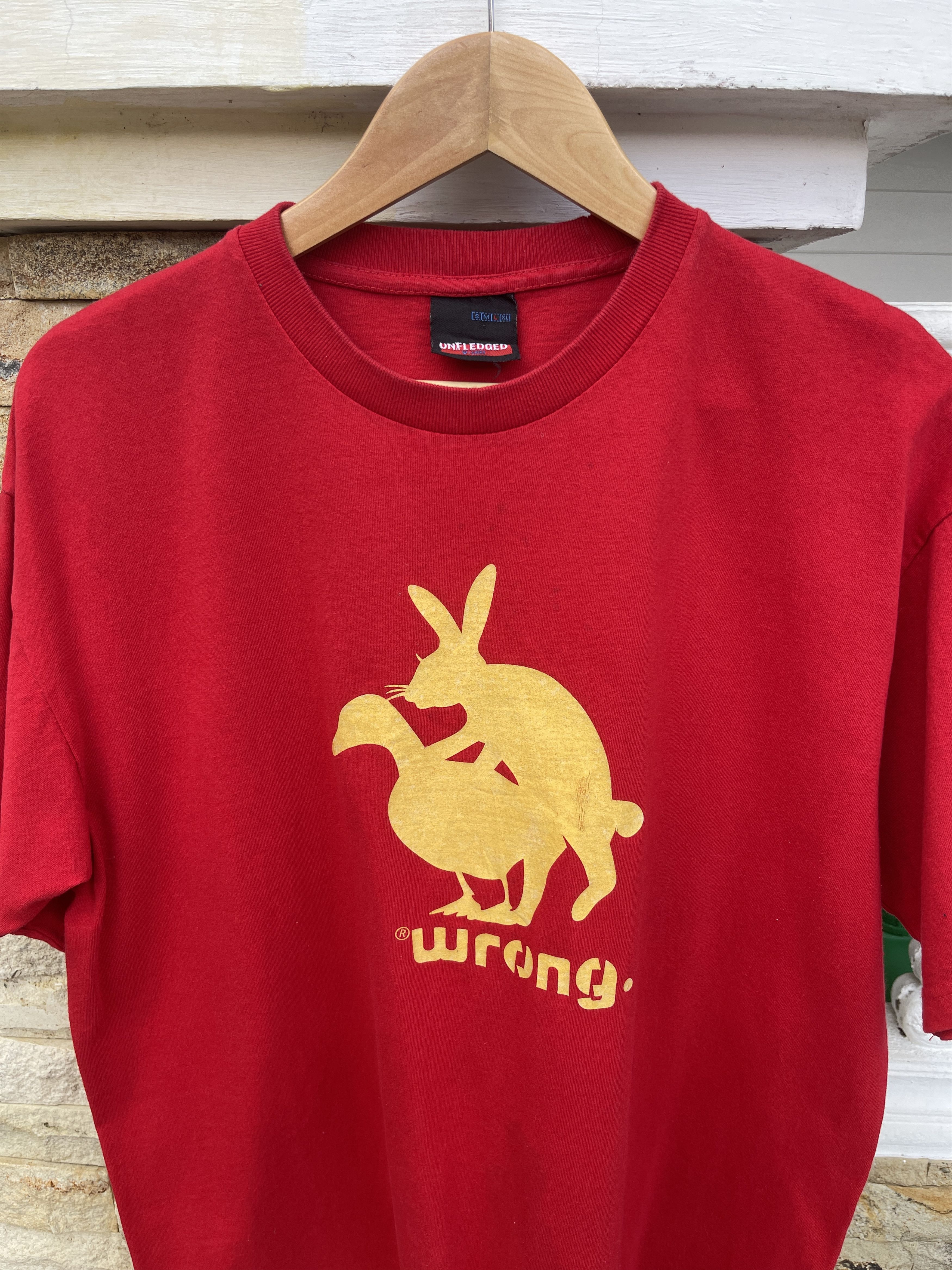 Hook-Ups Rare🔥Vintage Unfledged Humor Sexs ERD GRUNGE TEE Size US L / EU 52-54 / 3 - 2 Thumbnail