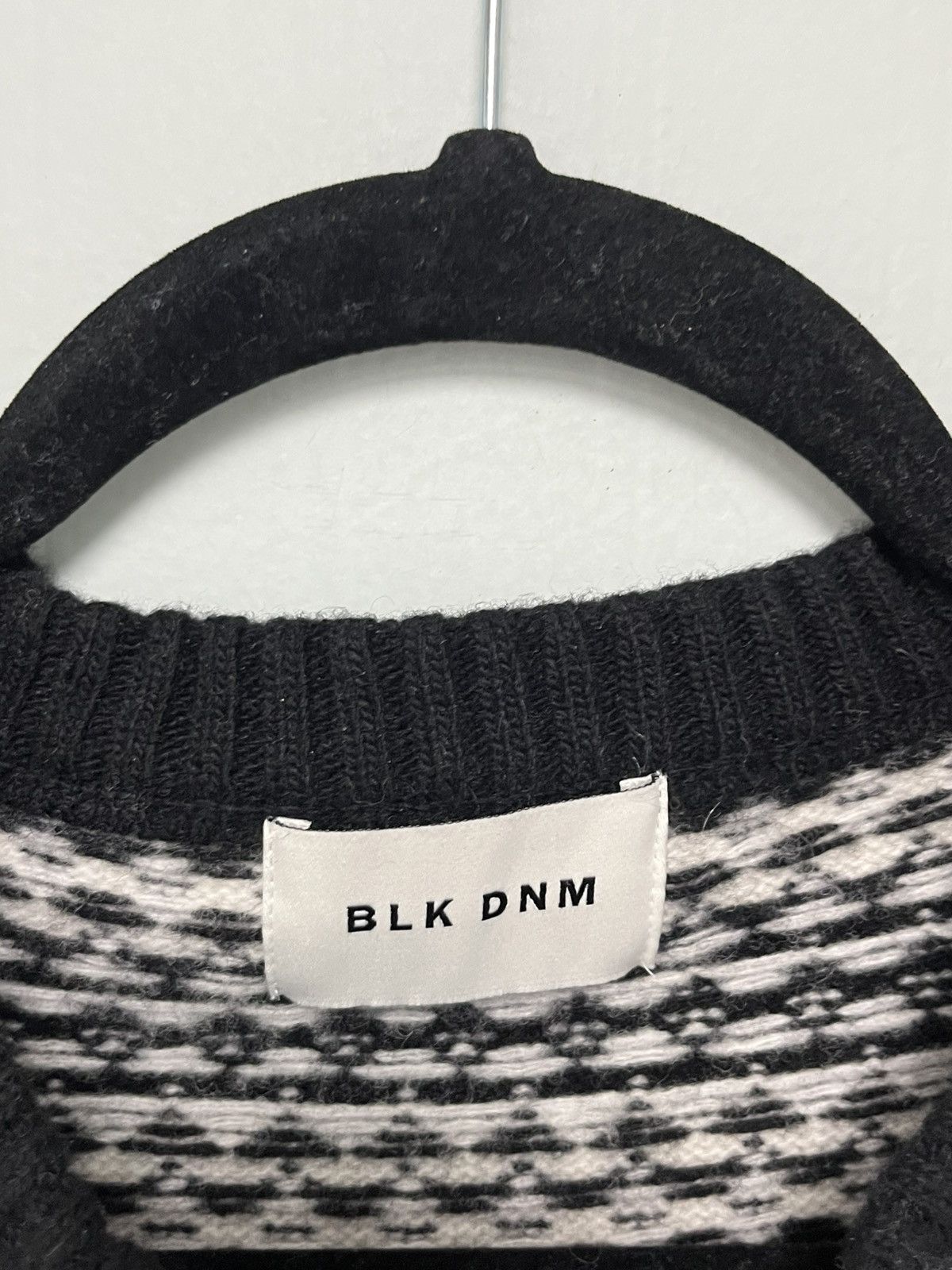 Blk Dnm Sweater 03 Black Jacquard Size Small Size US S / EU 44-46 / 1 - 9 Thumbnail