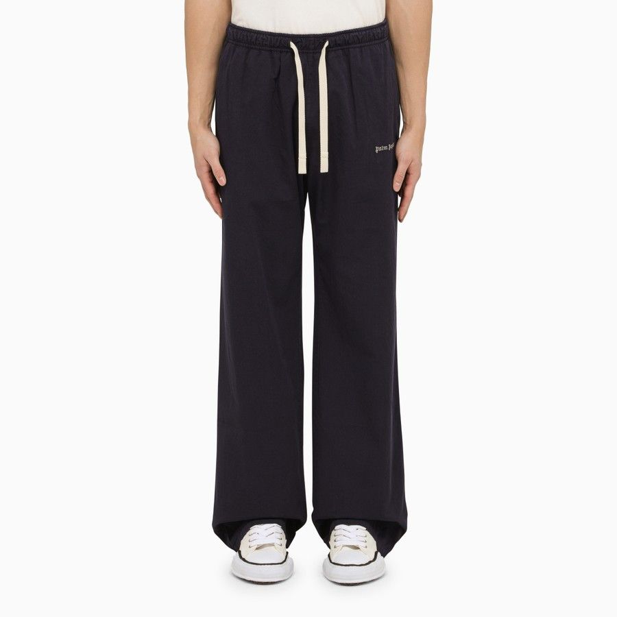 image of Palm Angels O1D2Blof0524 Trousers In Navy Blue, Men's (Size 32)